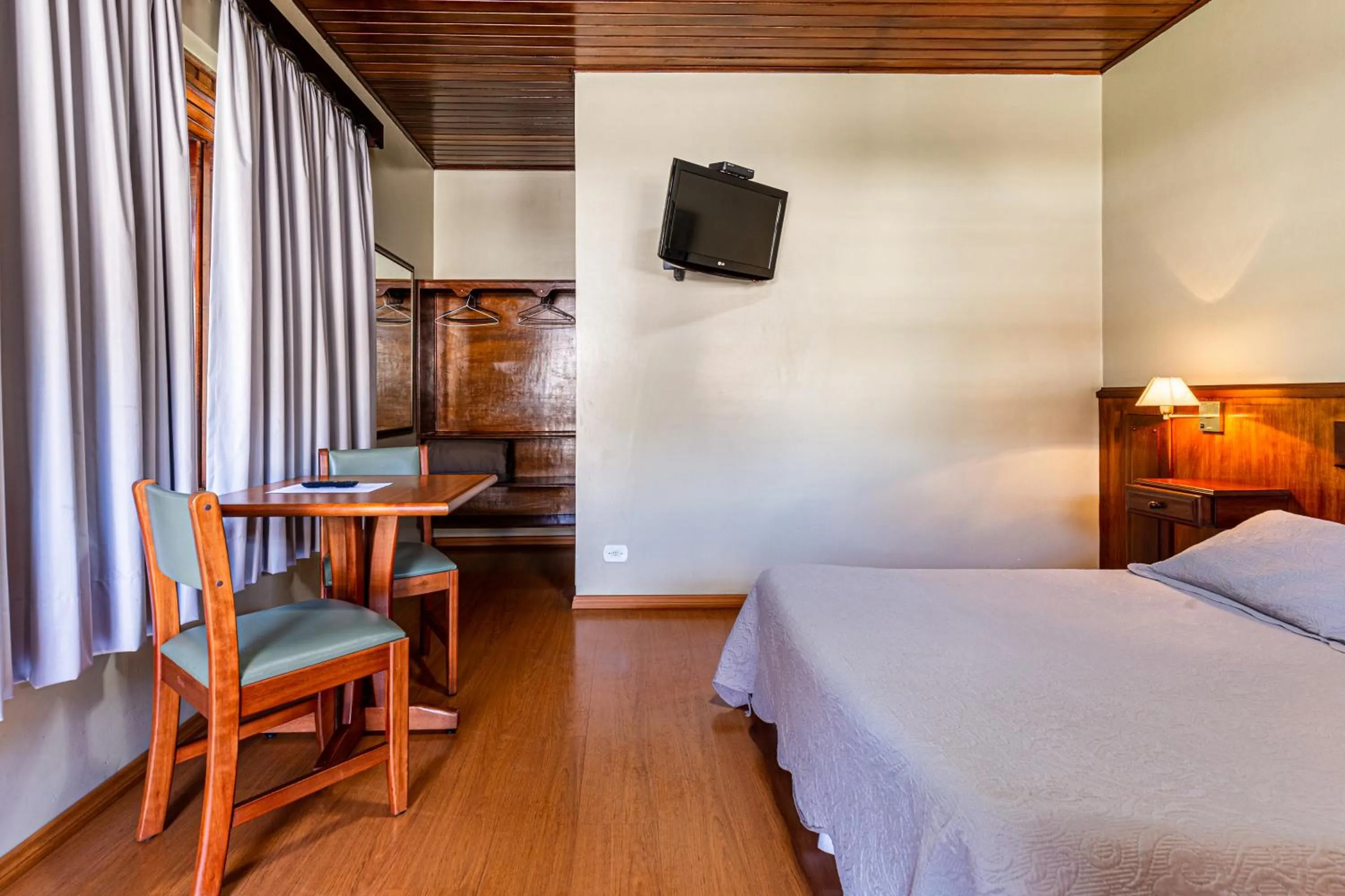 Bed in Pousada Saint Gallen