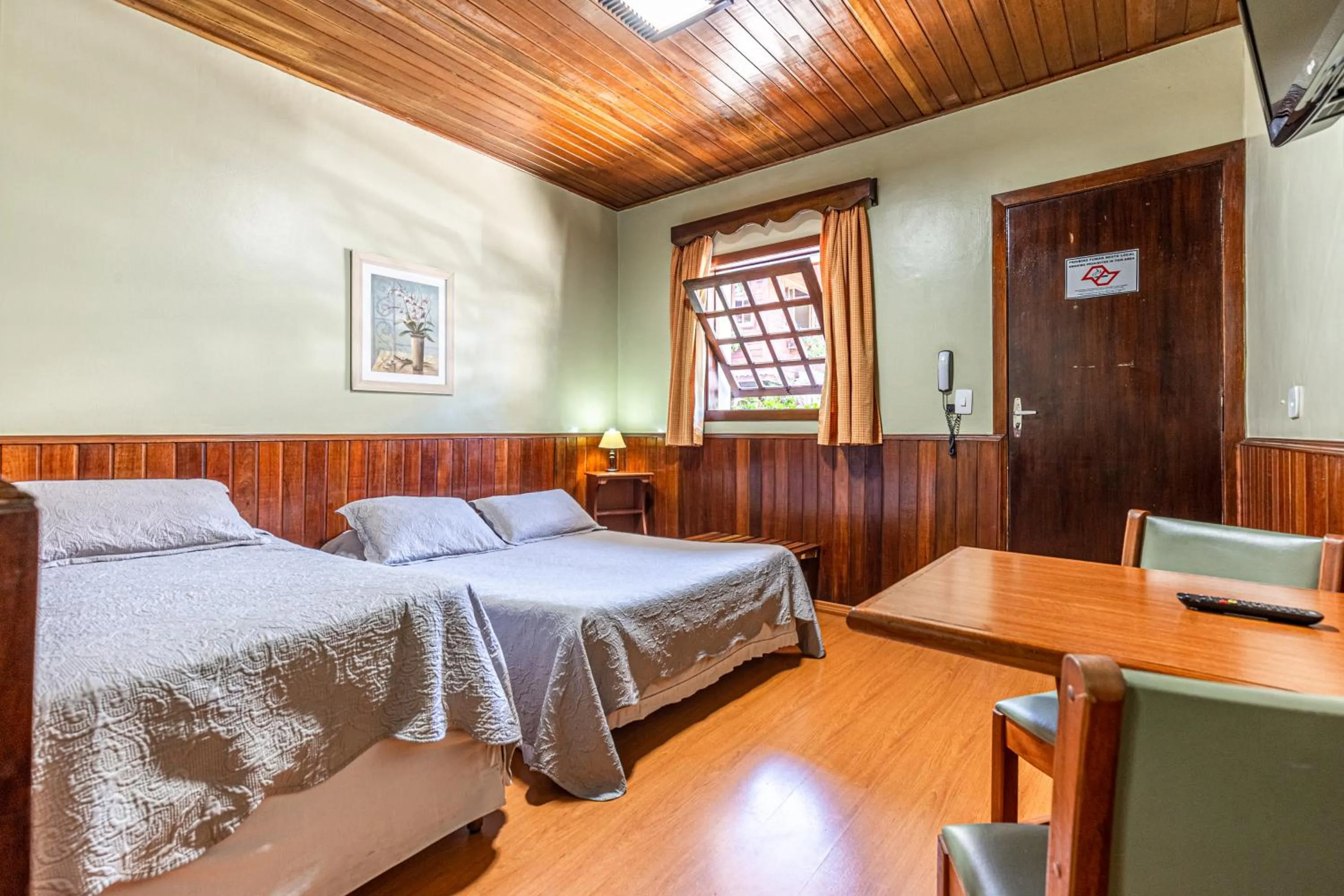 Bed in Pousada Saint Gallen