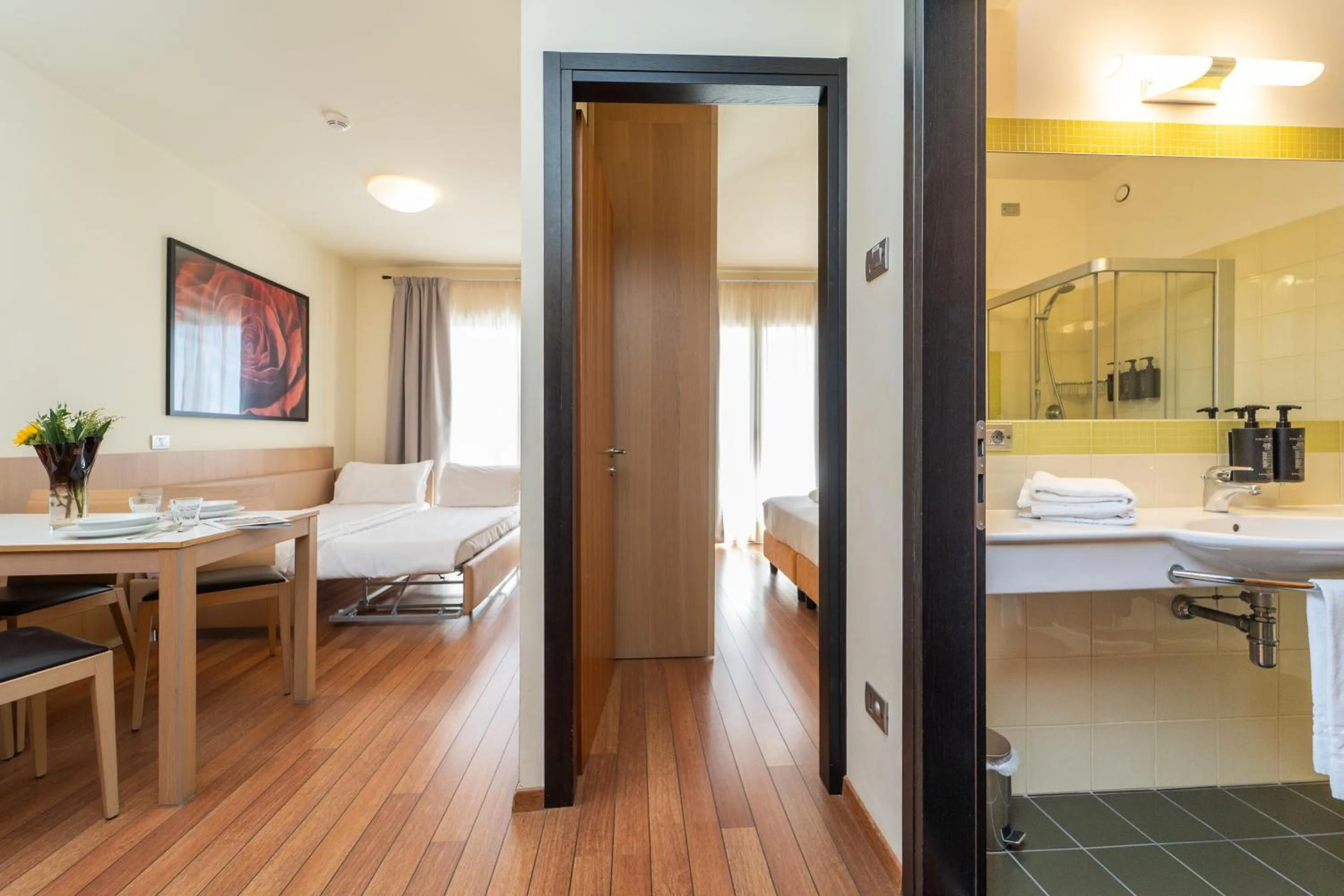 Bed in Bibione Palace Hotel