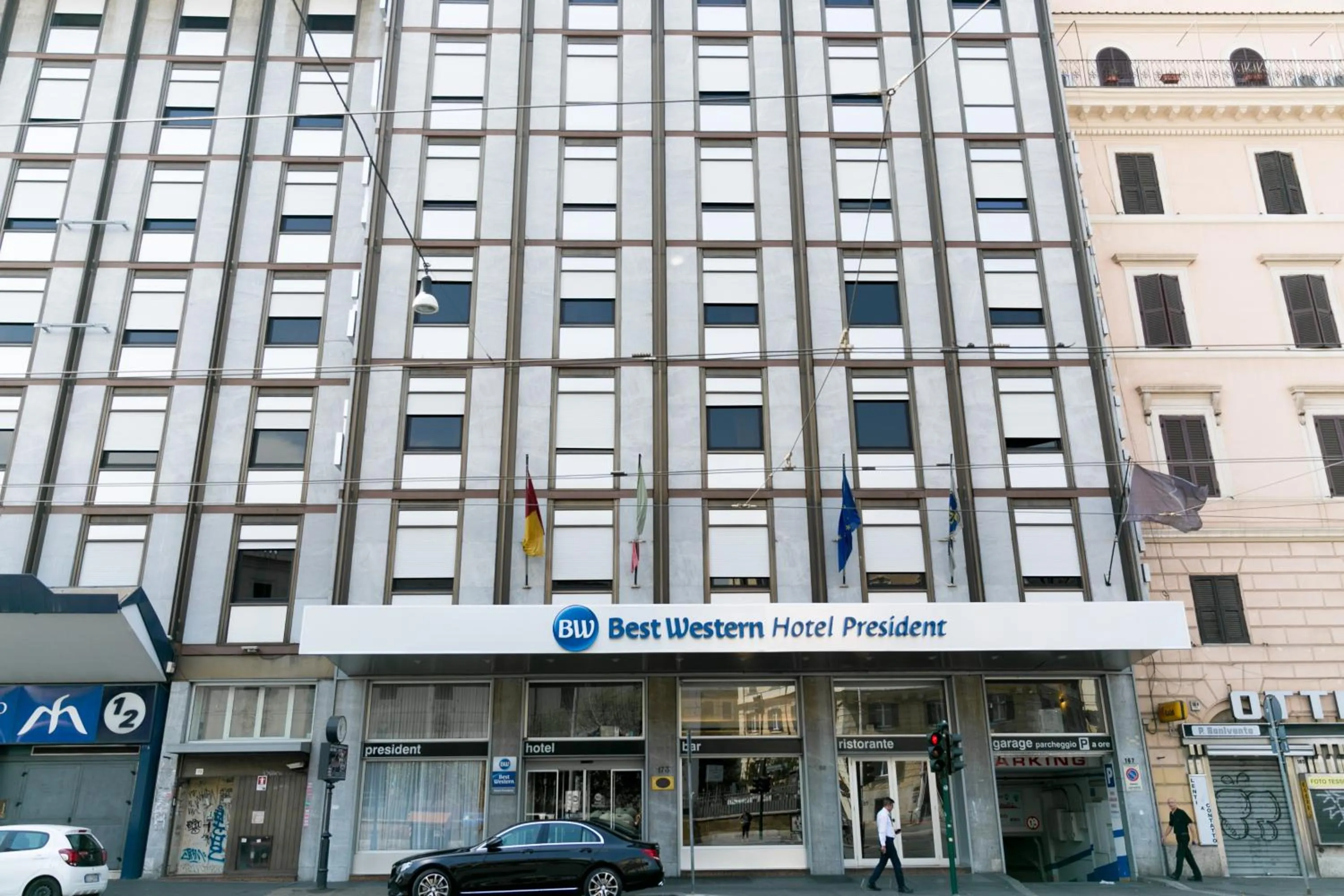 Property building in Best Western Hotel President - Colosseo