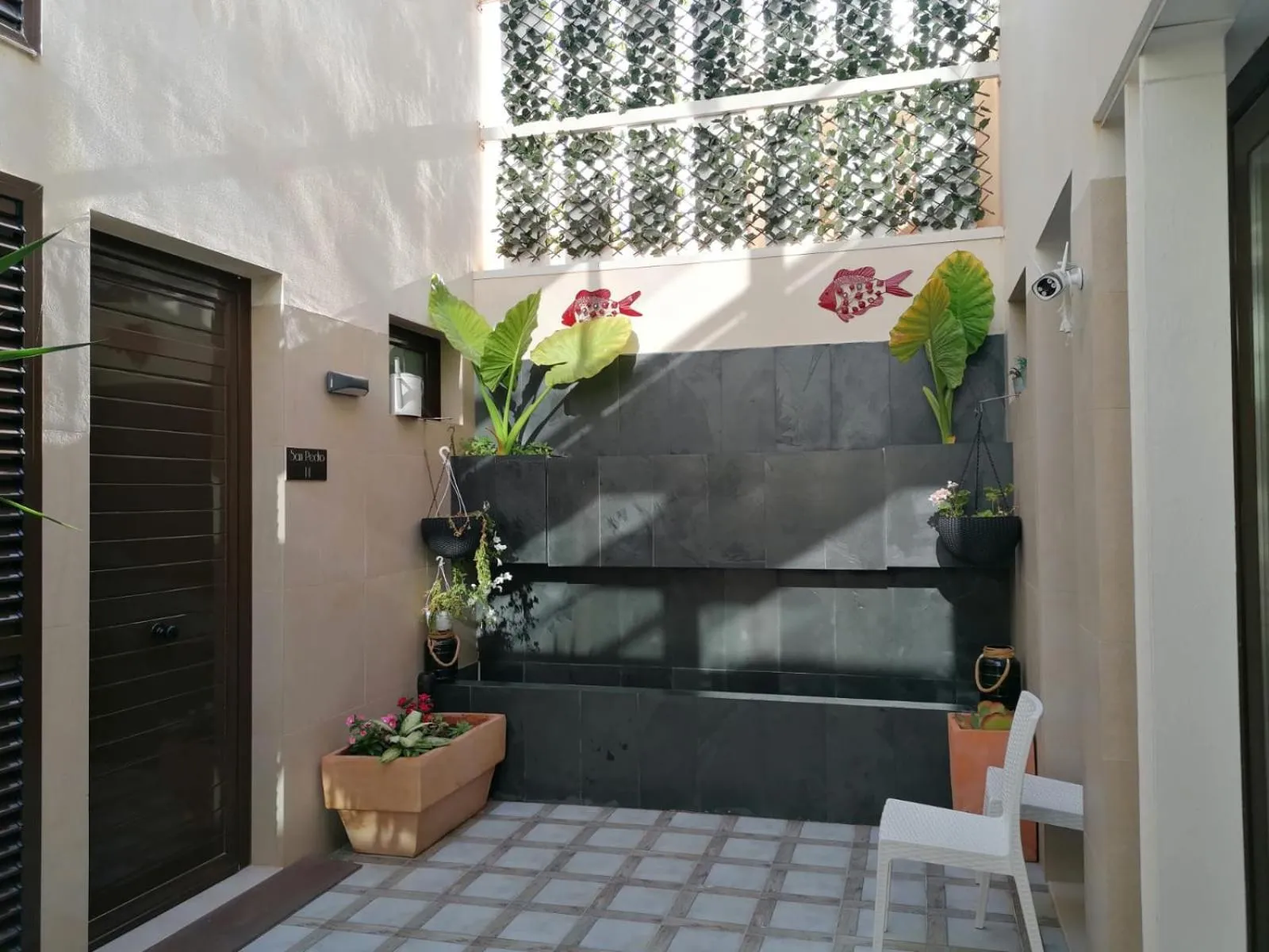 Patio in HOTEL ISLA PLANA