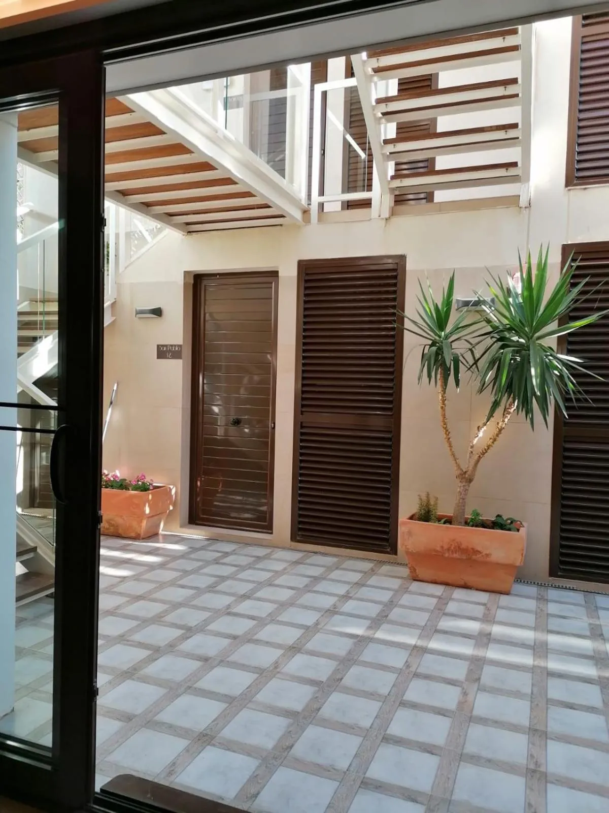 Patio in HOTEL ISLA PLANA