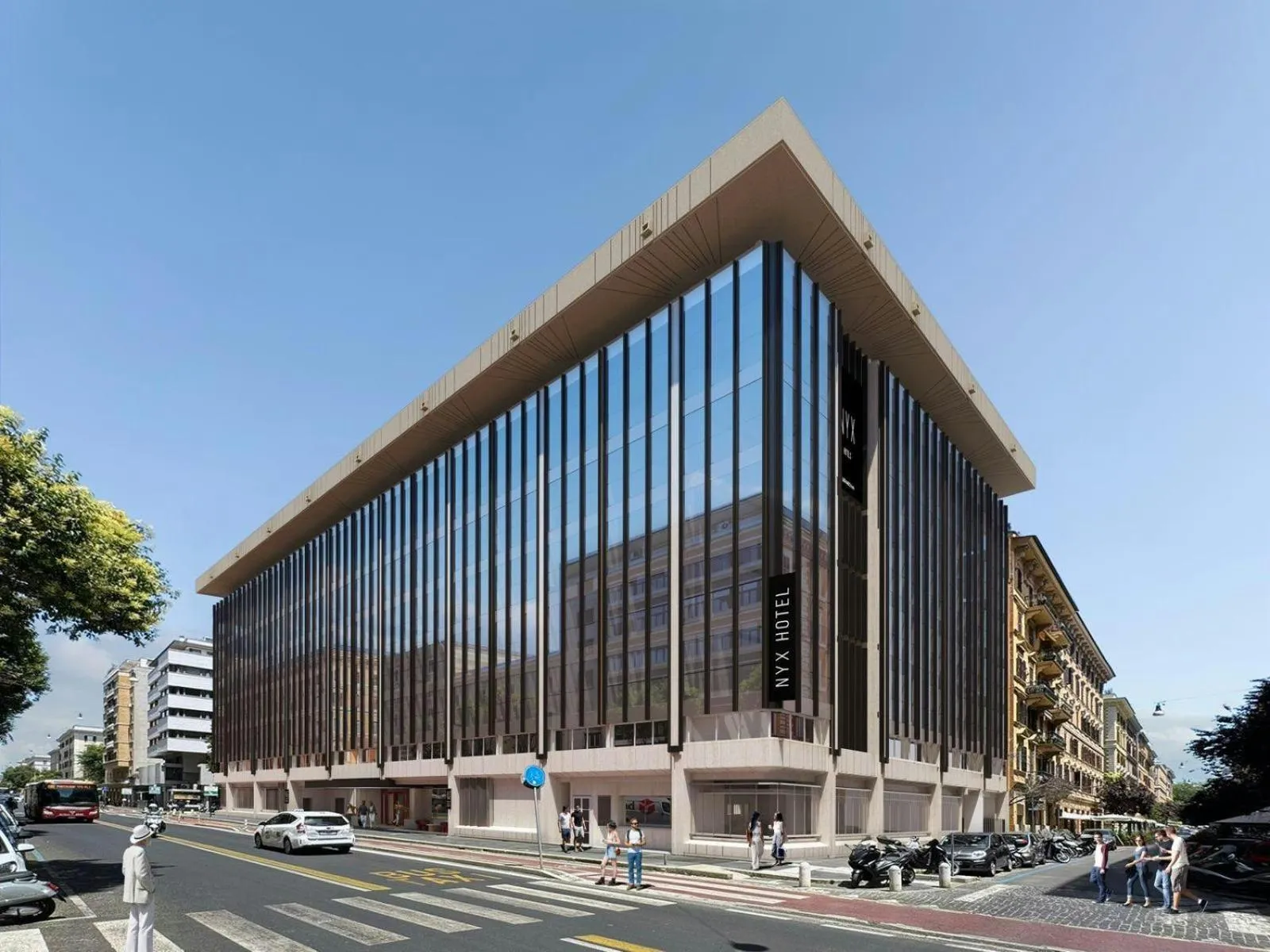 Property building in NYX Hotel Rome by Leonardo Hotels