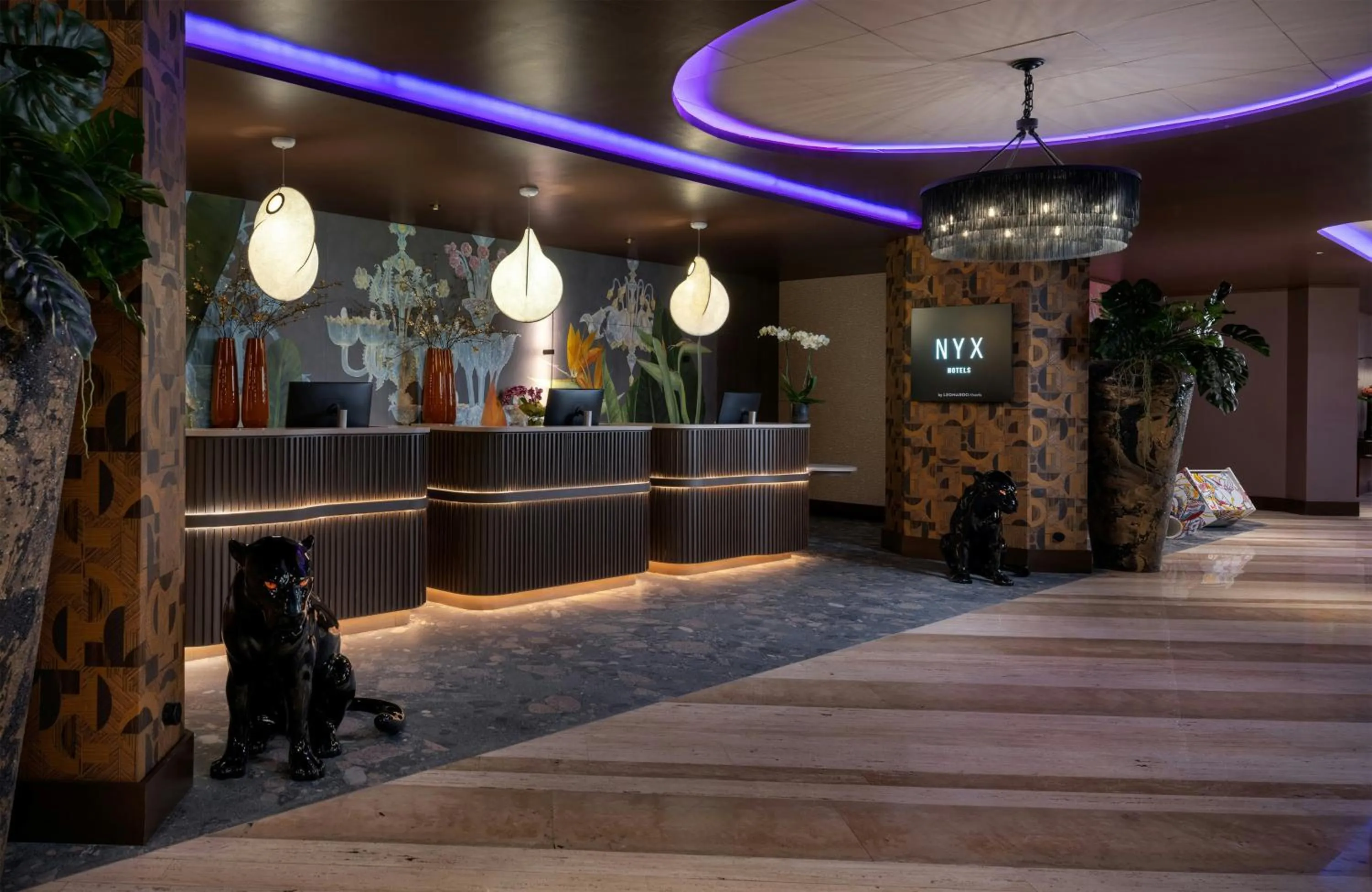 Lobby or reception in NYX Hotel Rome by Leonardo Hotels
