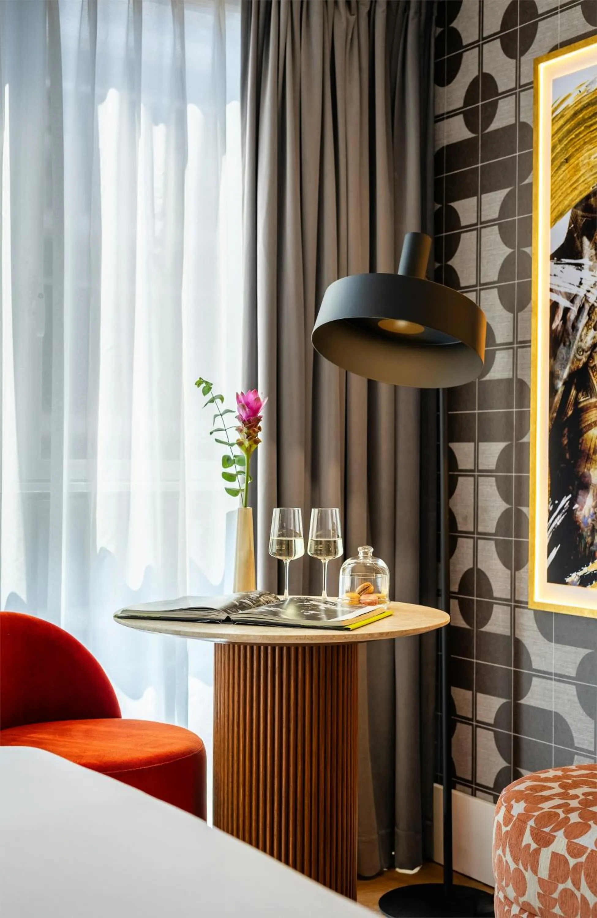 Photo of the whole room, Bed in NYX Hotel Rome by Leonardo Hotels