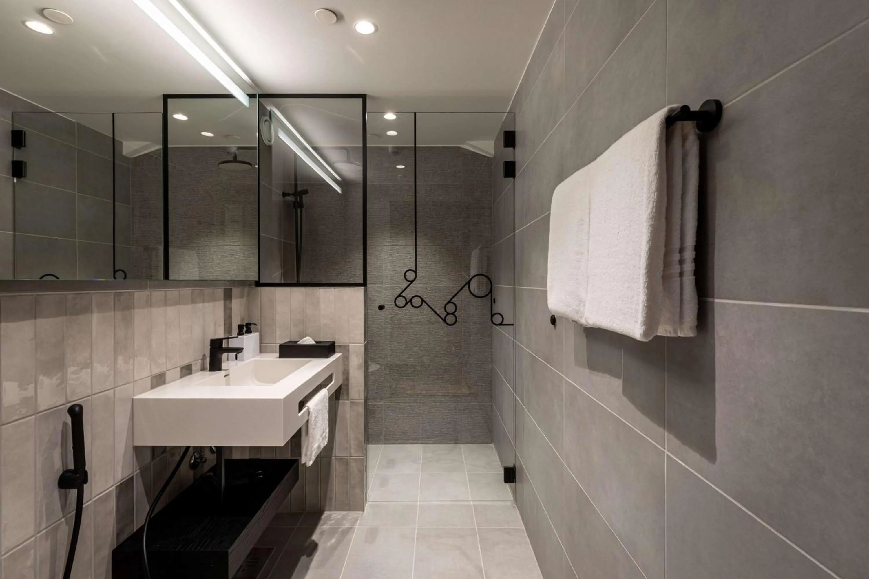 Bedroom in Scandic Helsinki Hub