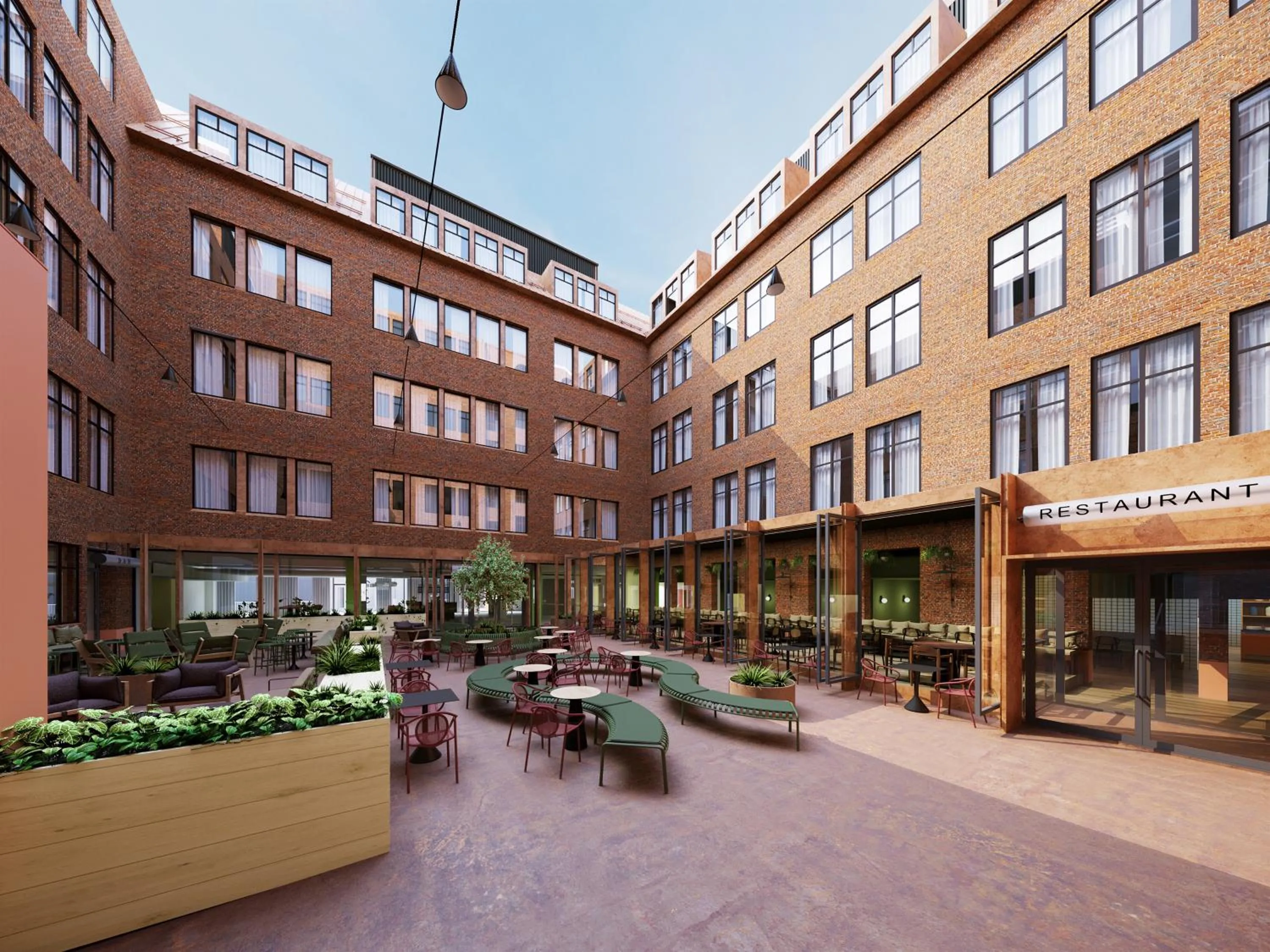 Property building in Scandic Helsinki Hub