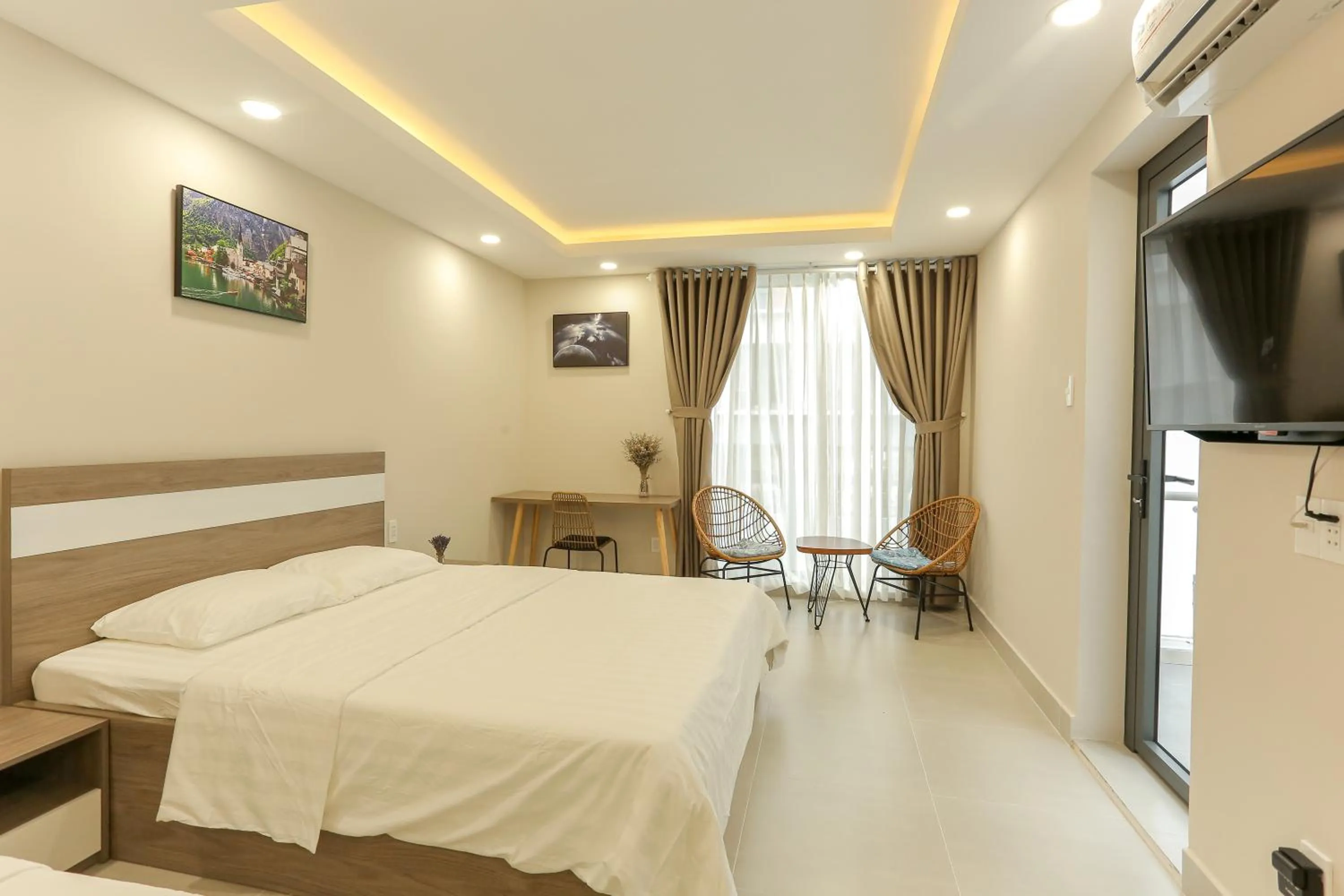 Bed in ĐồiSao Homestay