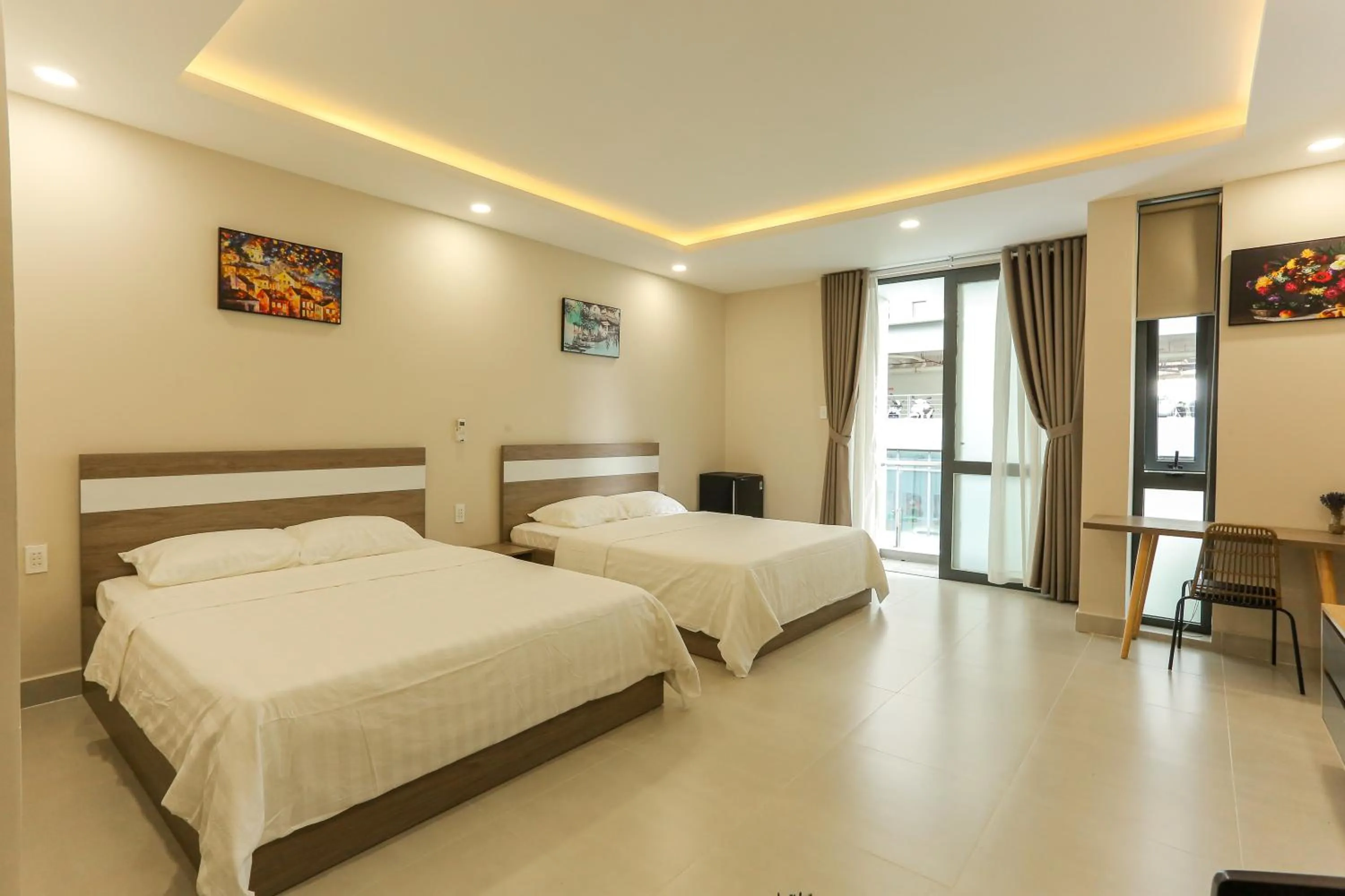 Bed in ĐồiSao Homestay