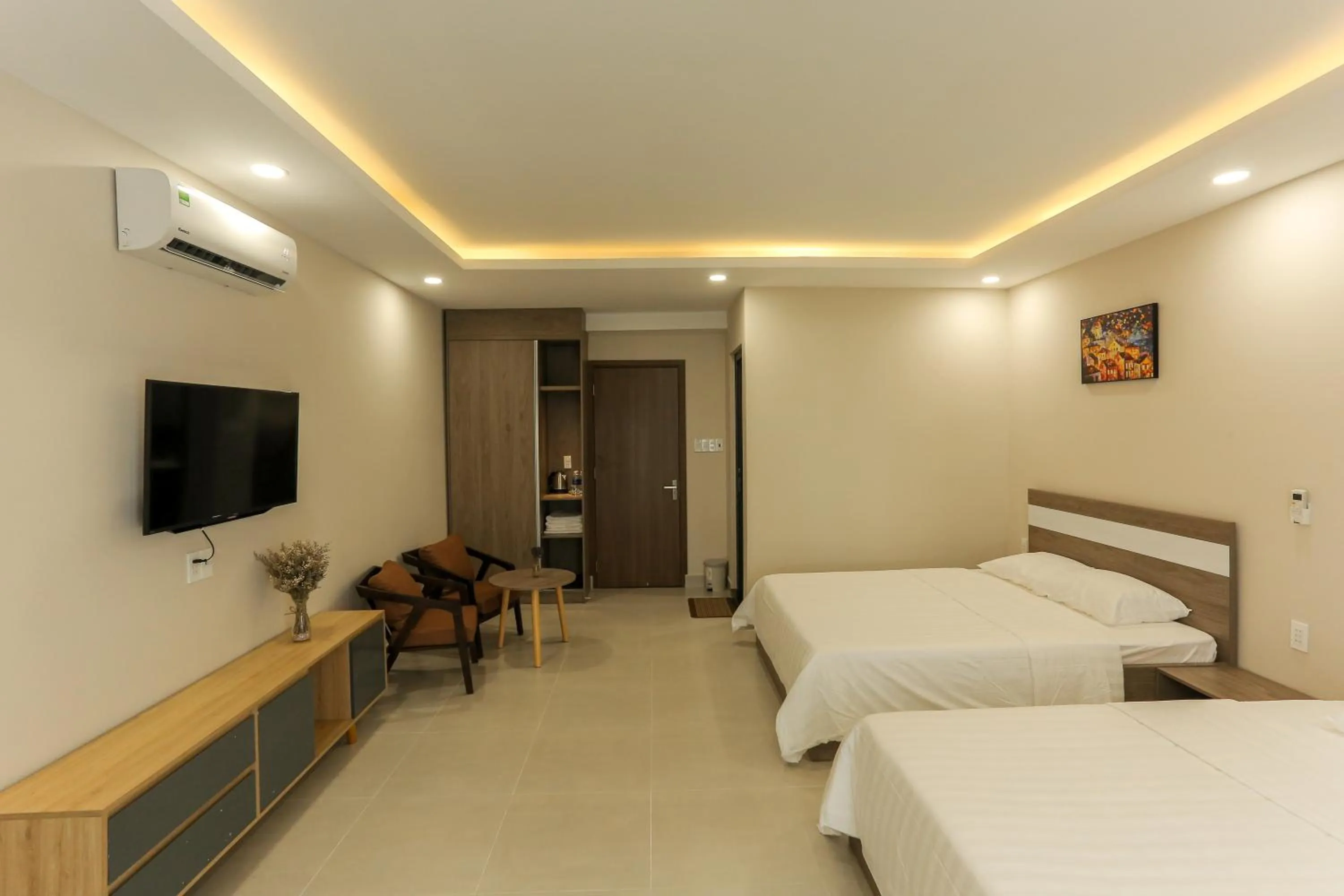 Bed in ĐồiSao Homestay