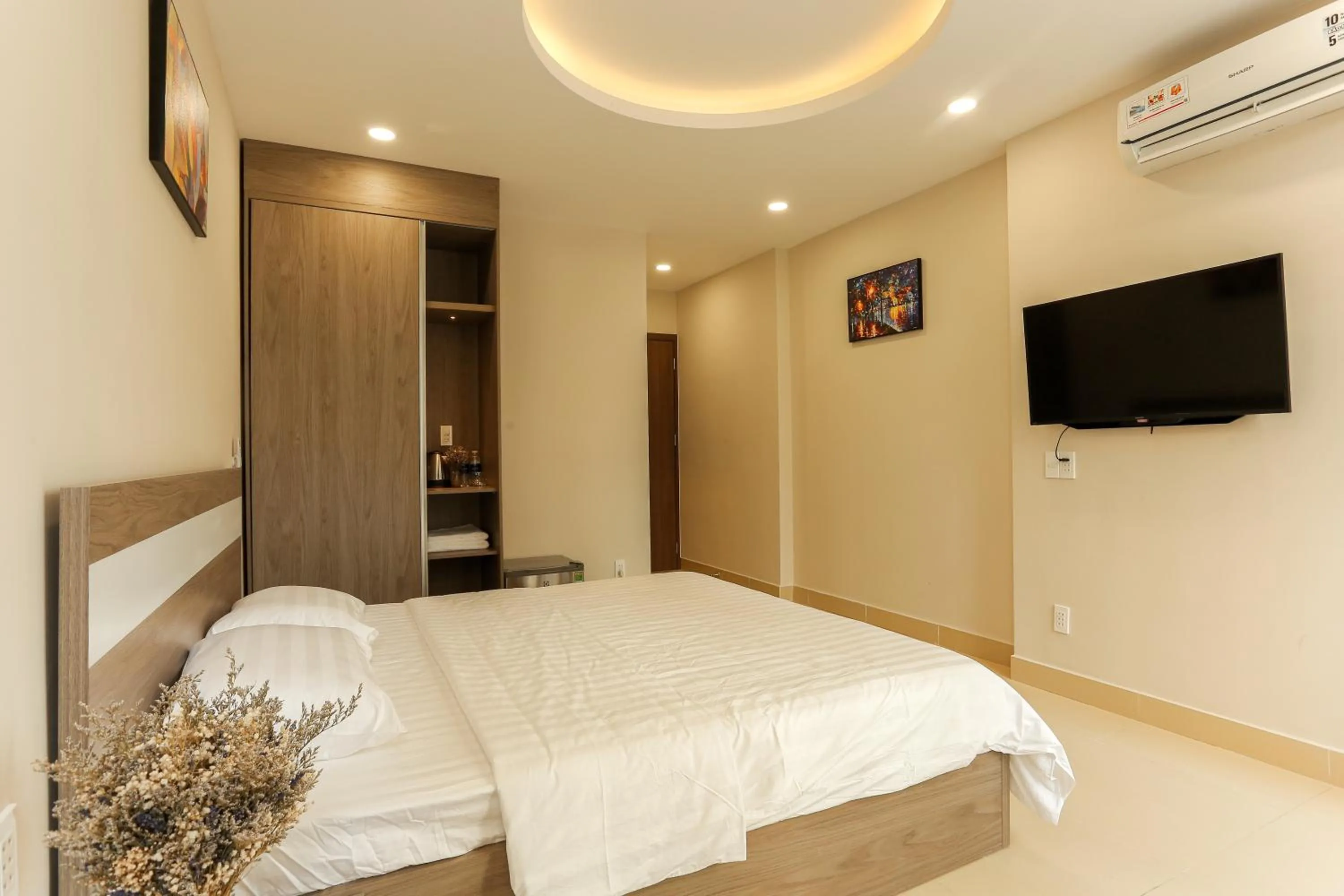 Bed in ĐồiSao Homestay