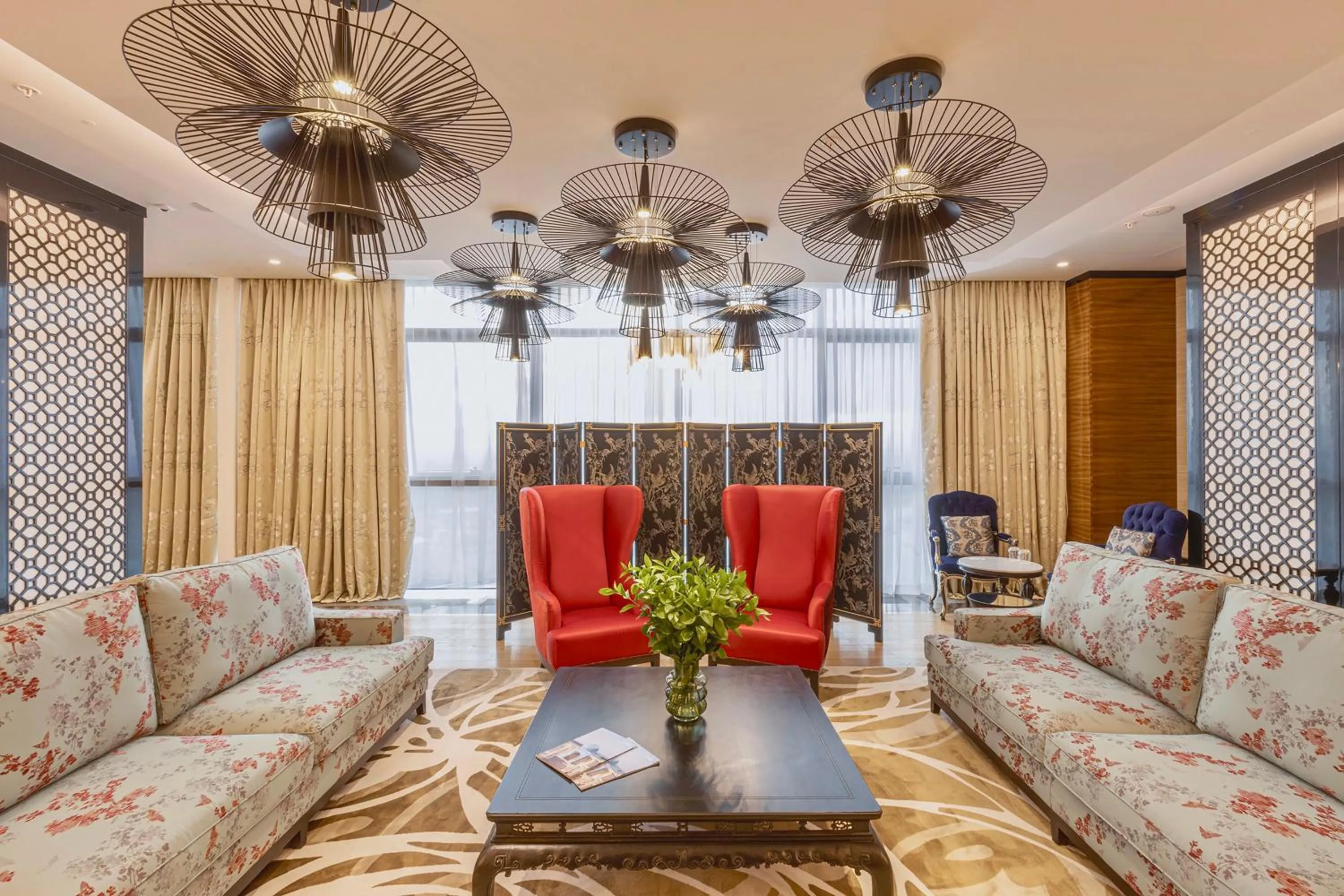 Seating area in Silk Road by Minyoun