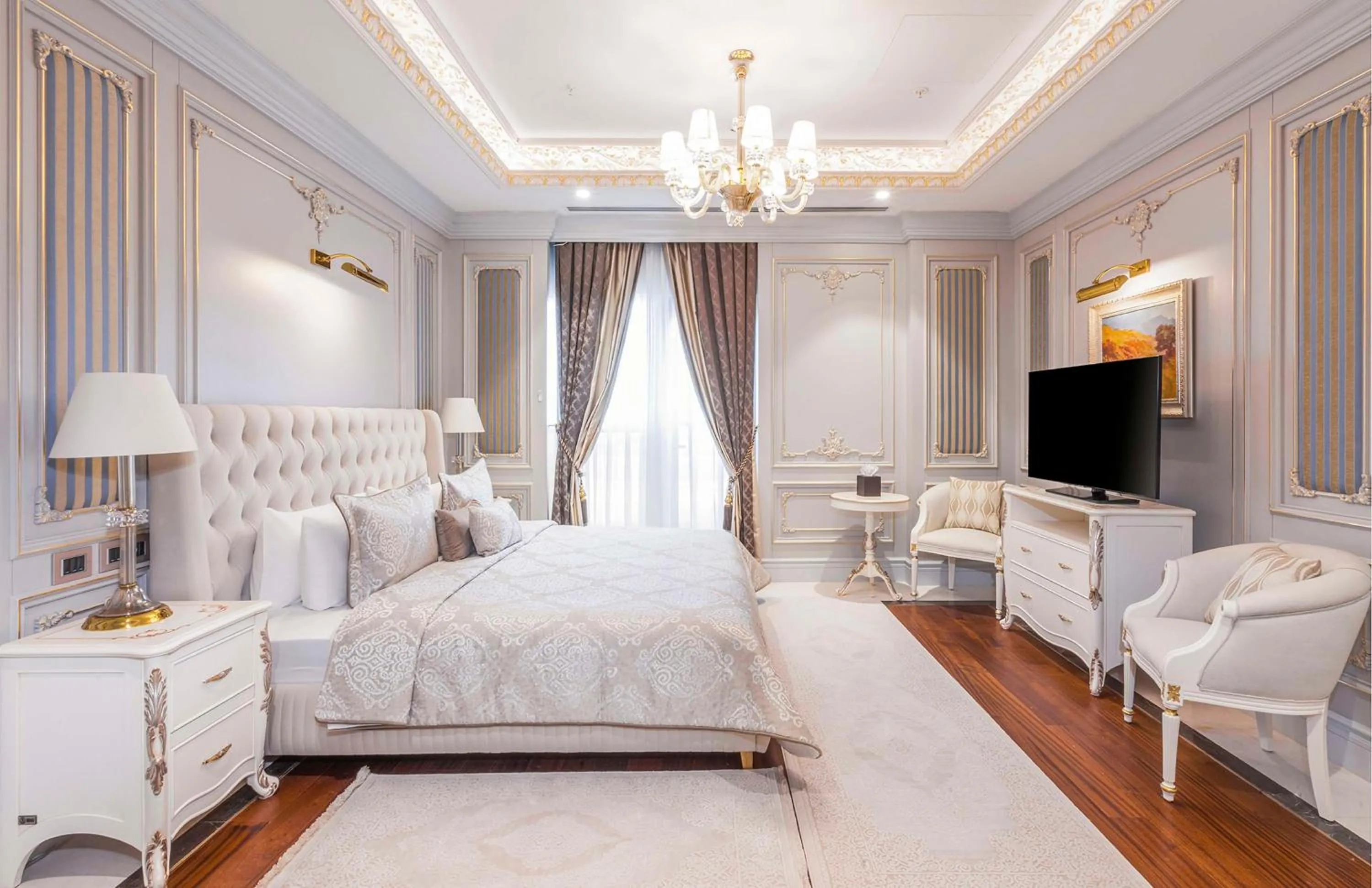 Bed in Hilton Garden Inn Samarkand Afrosiyob