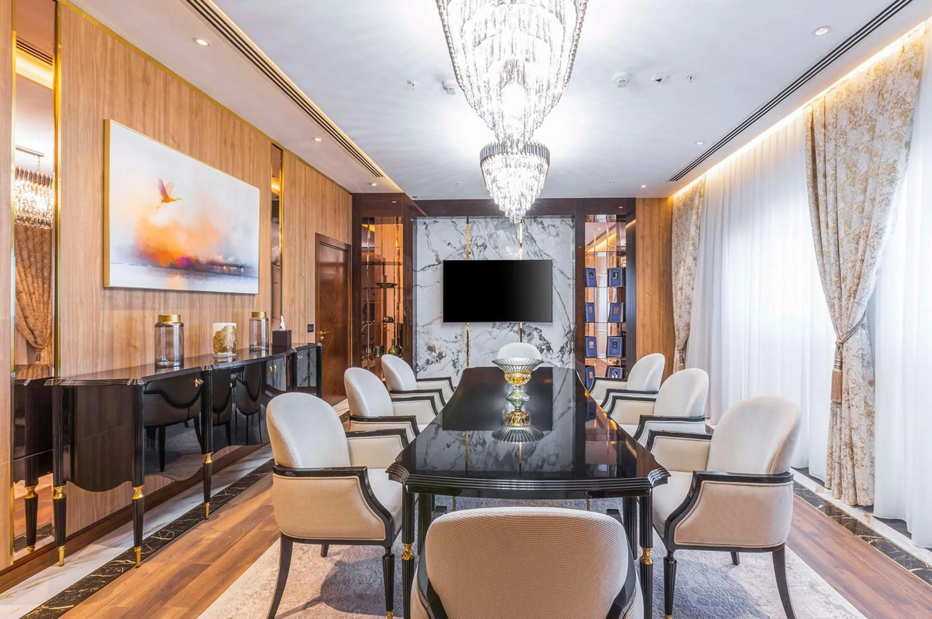 Living room in Hilton Garden Inn Samarkand Afrosiyob