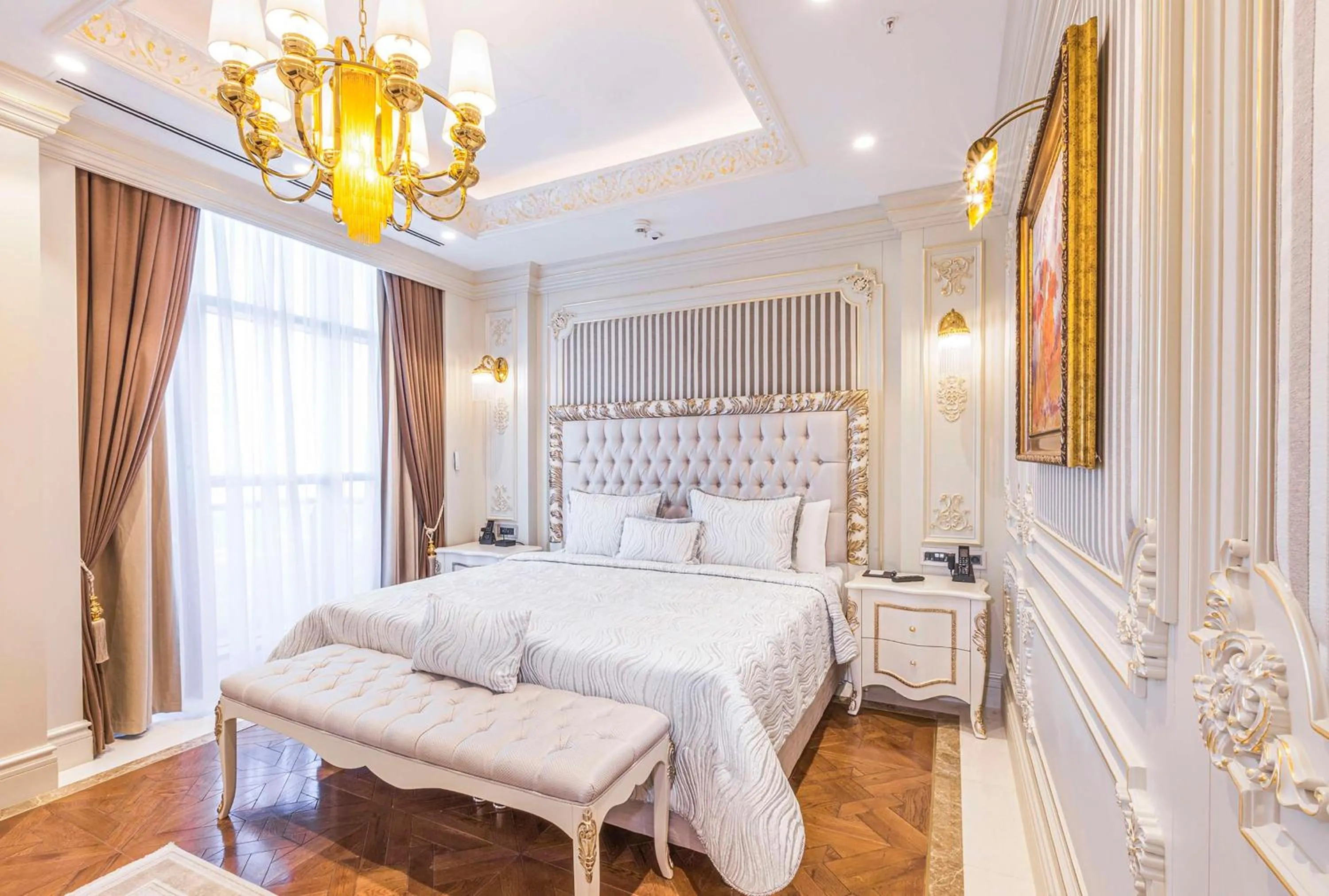 Bed in Hilton Garden Inn Samarkand Sogd