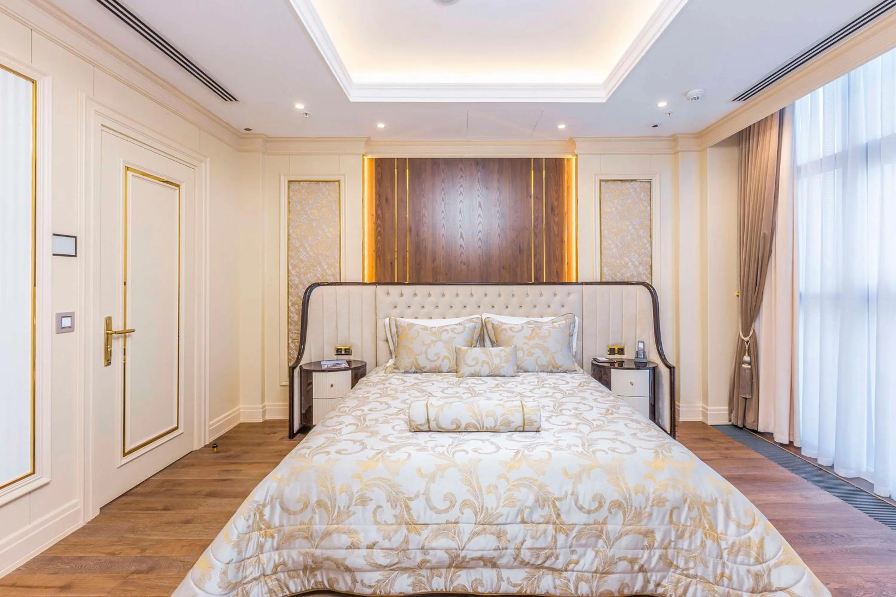 Bed in Hilton Garden Inn Samarkand Sogd