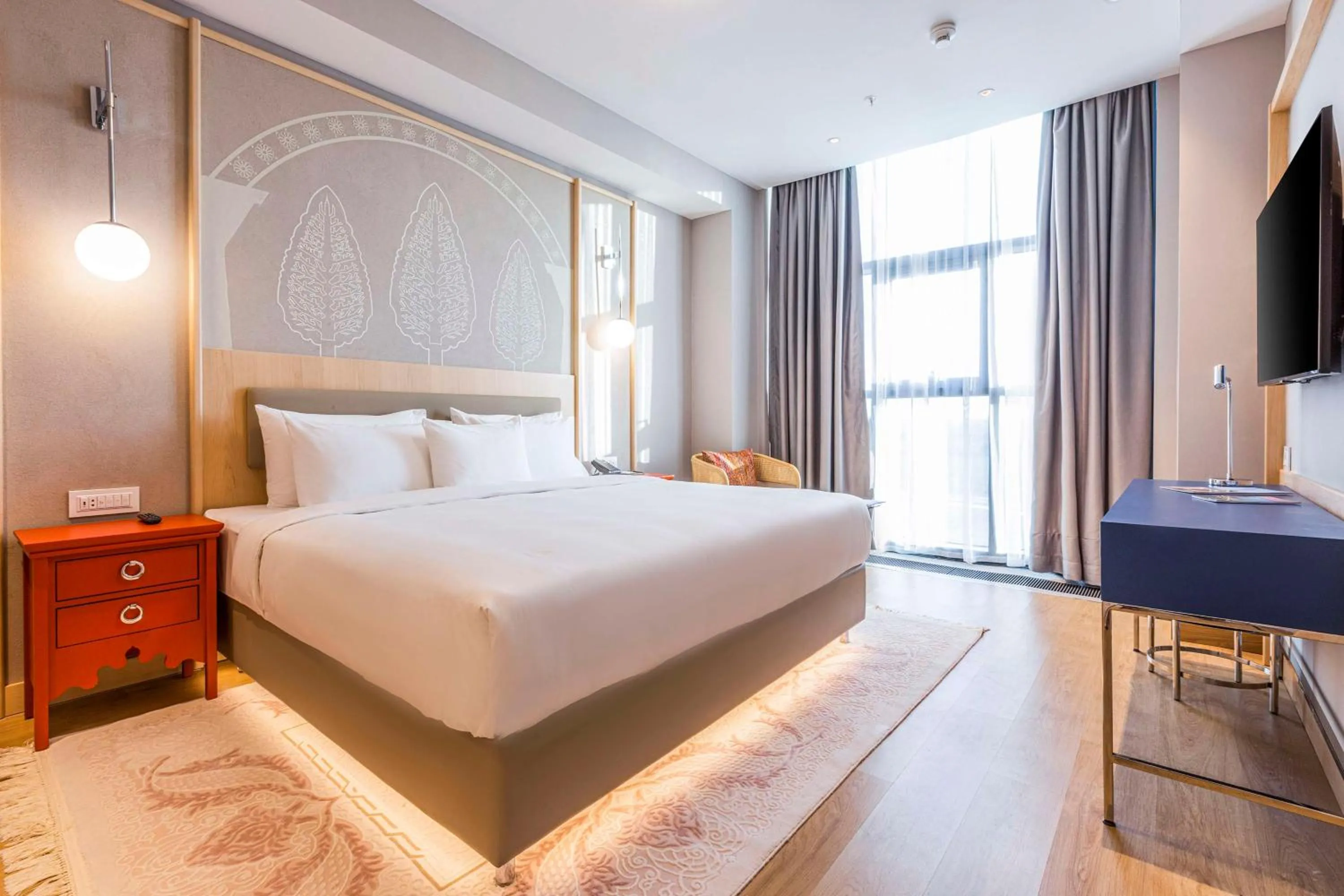 Bedroom, Bed in Hilton Garden Inn Samarkand Sogd