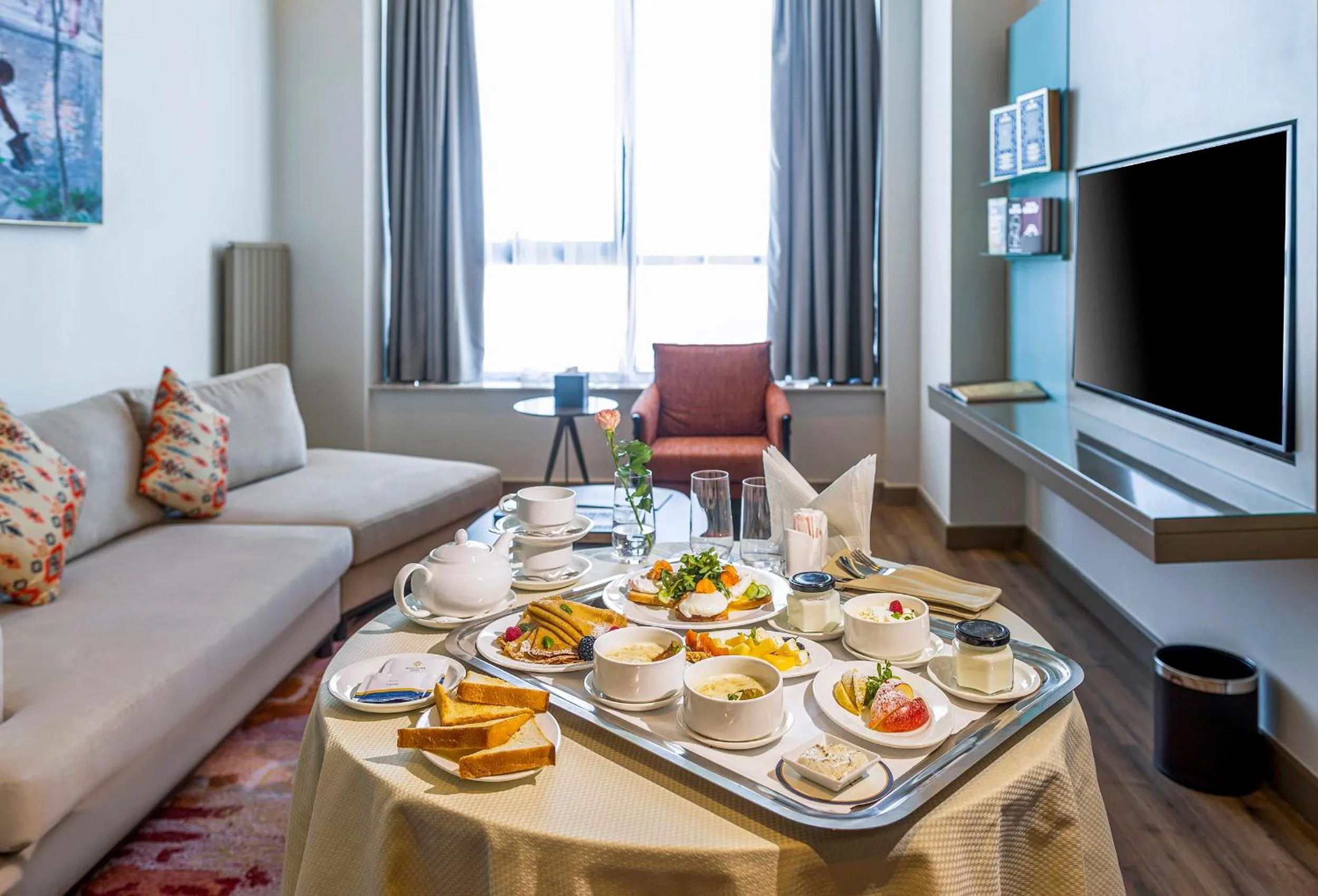 Breakfast in Wellness Park Hotel Bactria