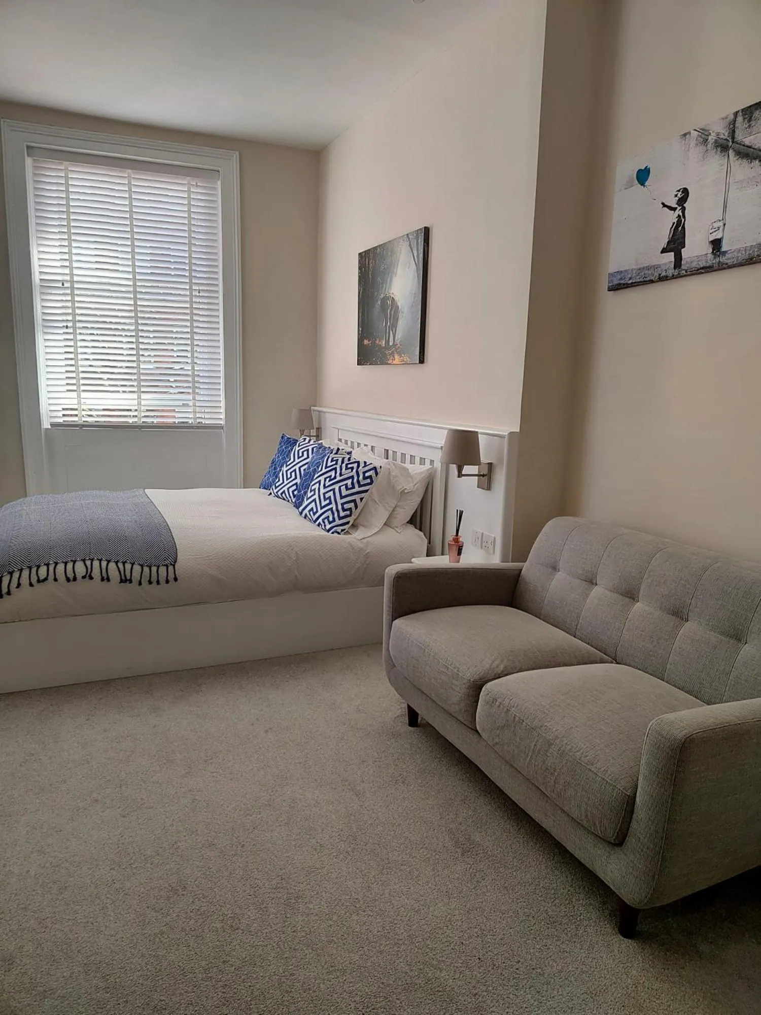 Seating area in St Johns Boutique Hotel