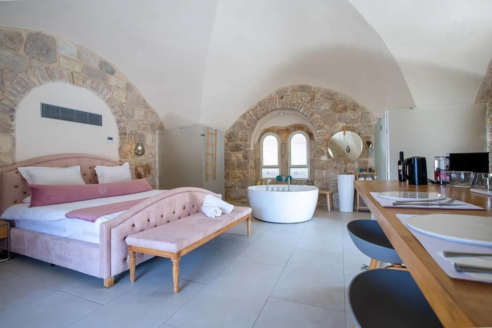 Photo of the whole room, Bed in Lifta Boutique Hotel & Spa