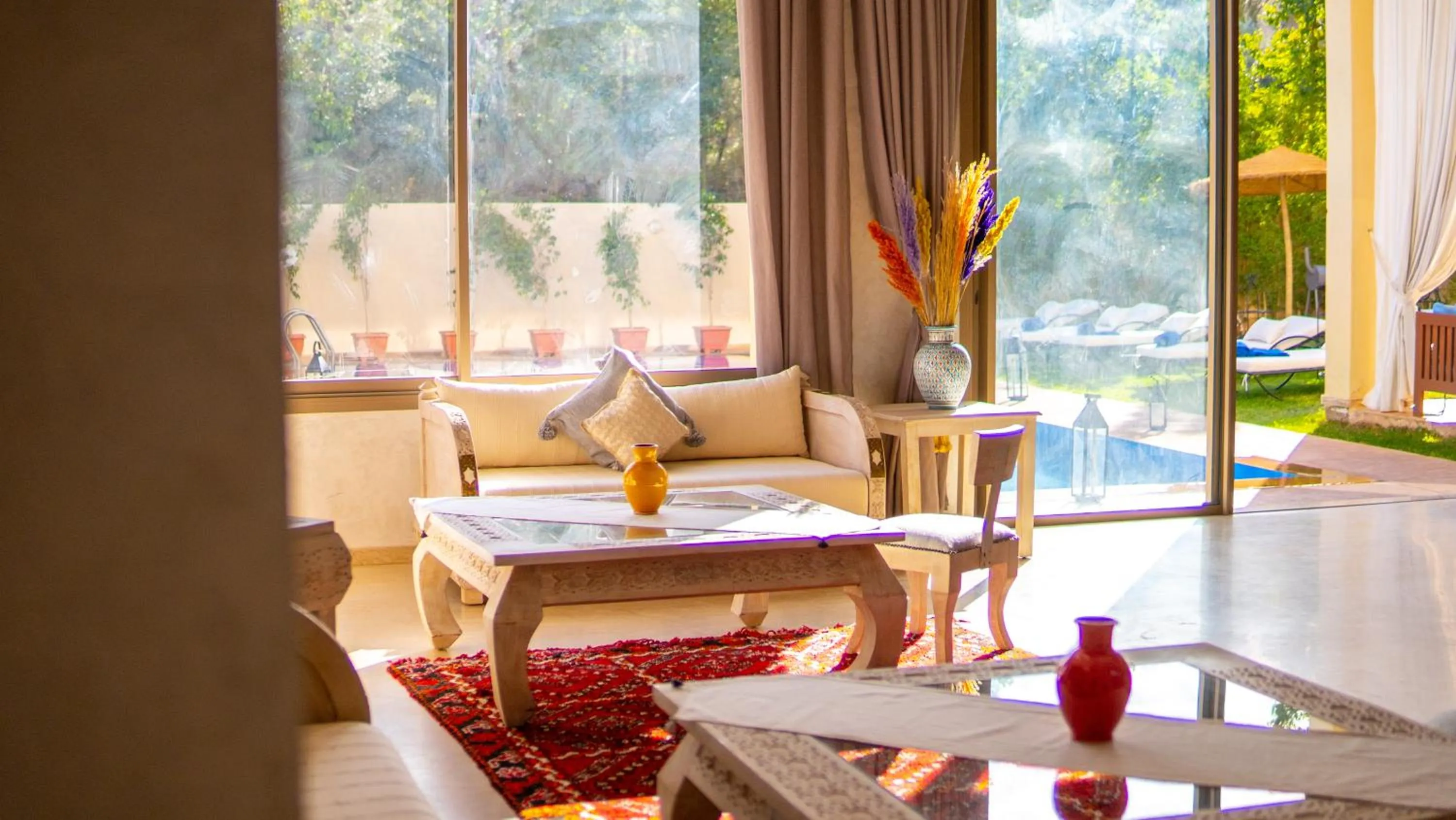 Patio in Riad villa saphir & SPA