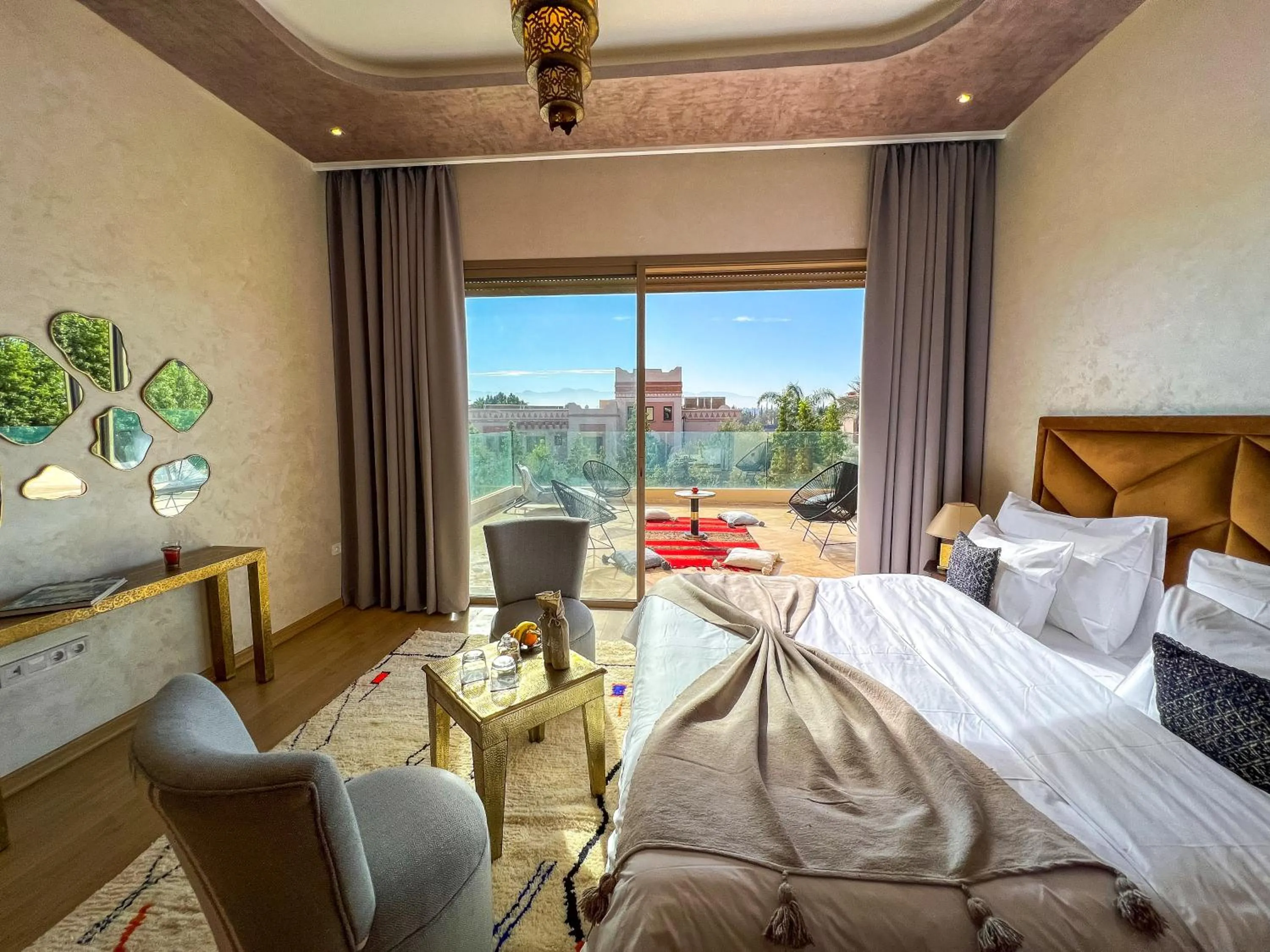 Bed in Riad villa saphir & SPA