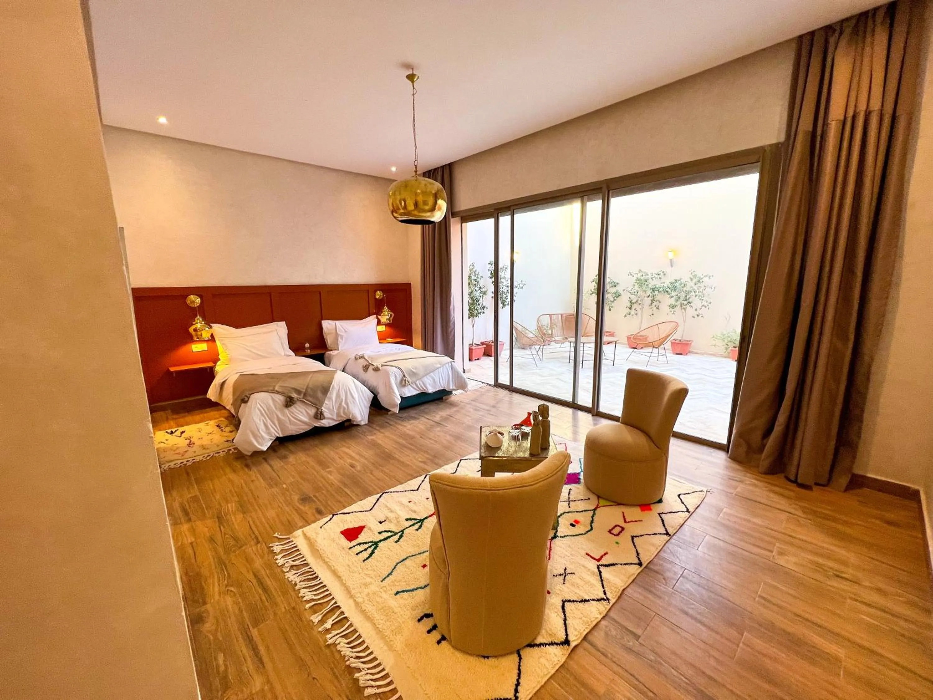 Bed in Riad villa saphir & SPA