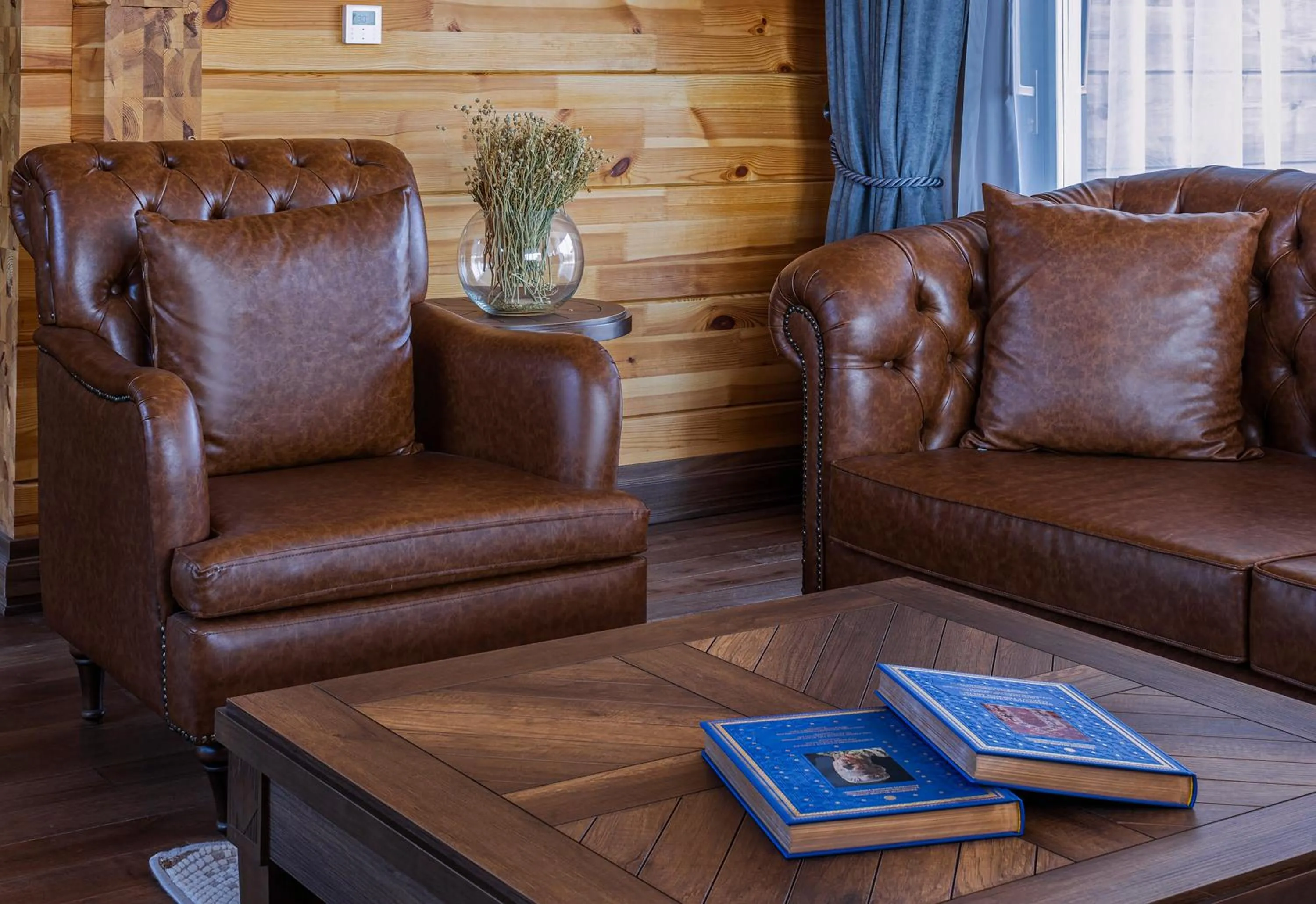 Seating area in Eco Village