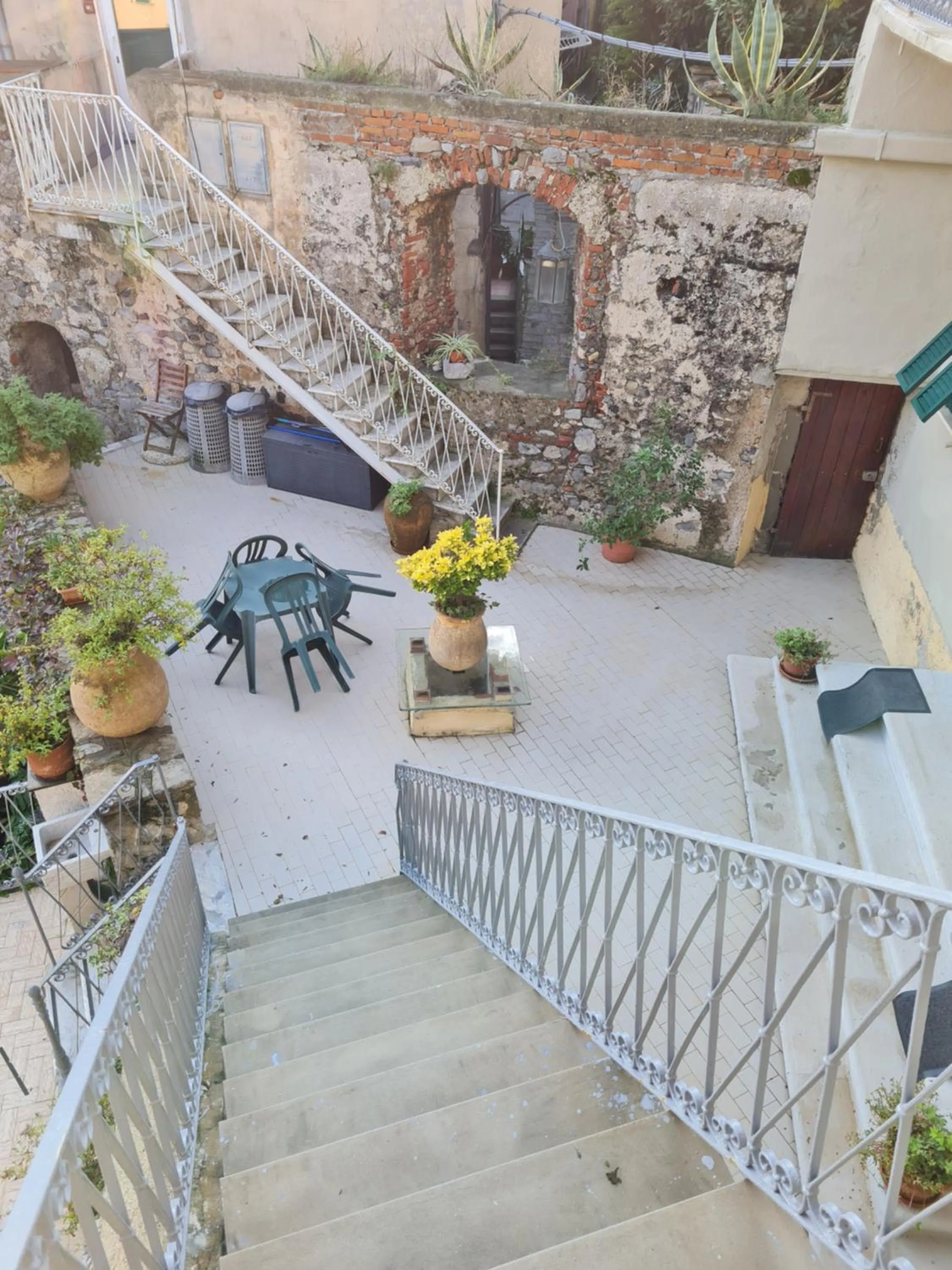 Patio in Albergo Genio