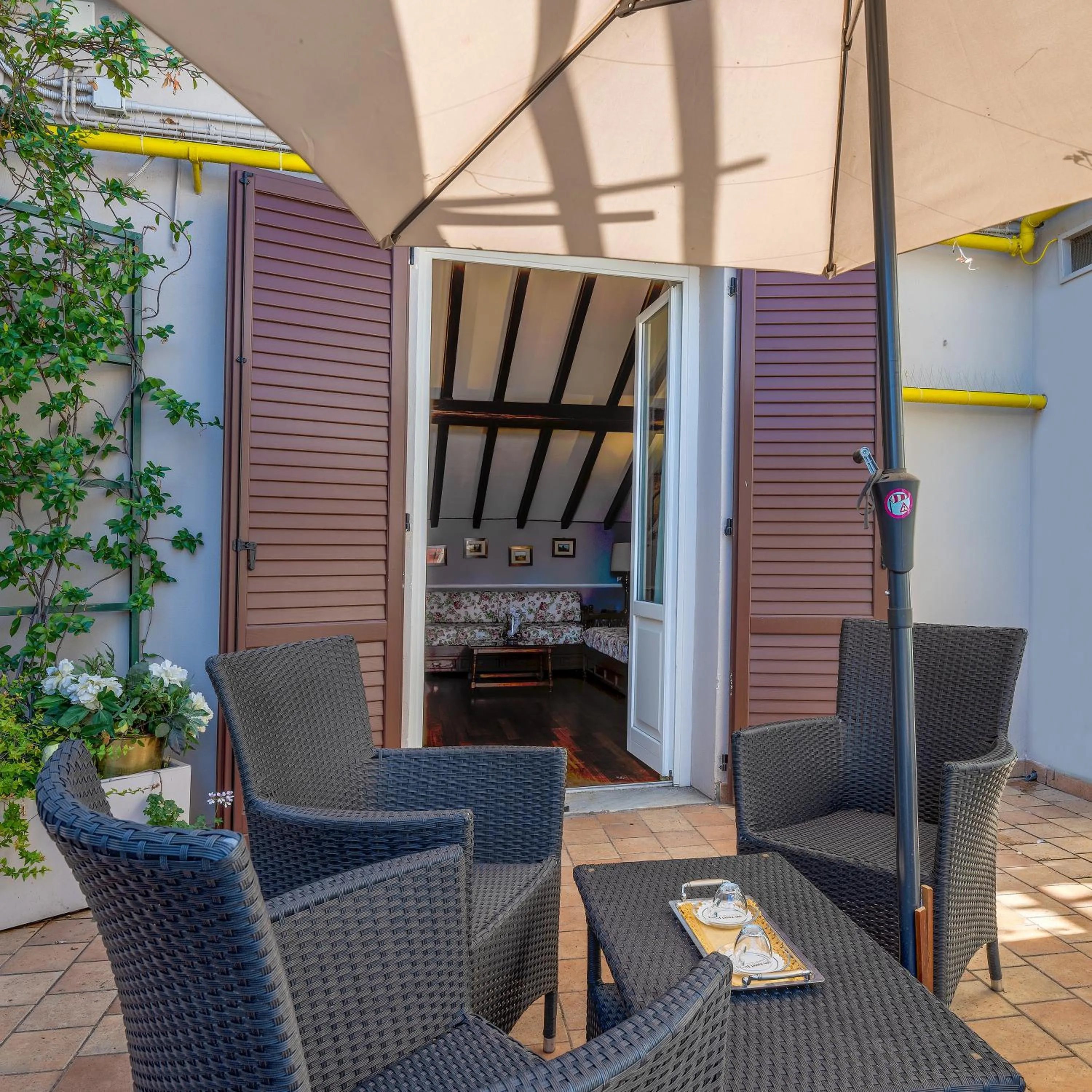 Balcony/Terrace in Hotel Posta
