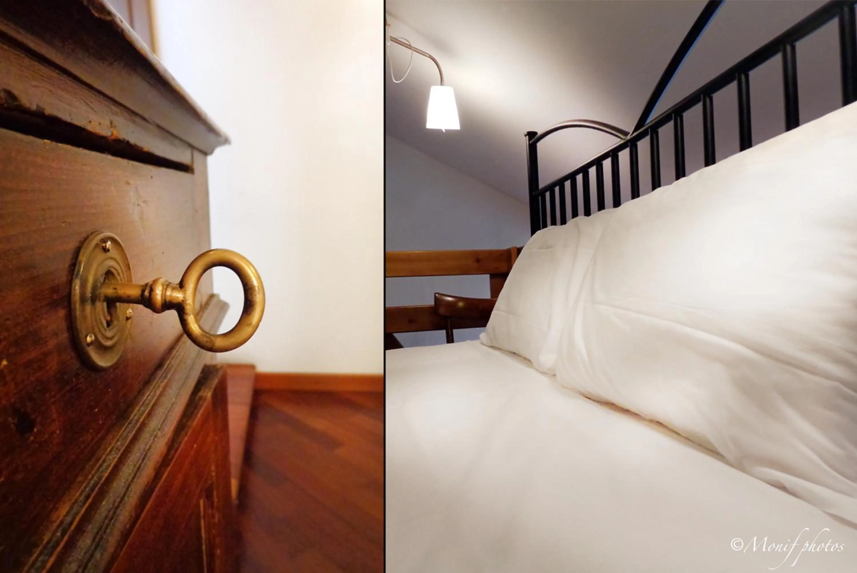 Decorative detail, Bed in Locanda Della Biscia