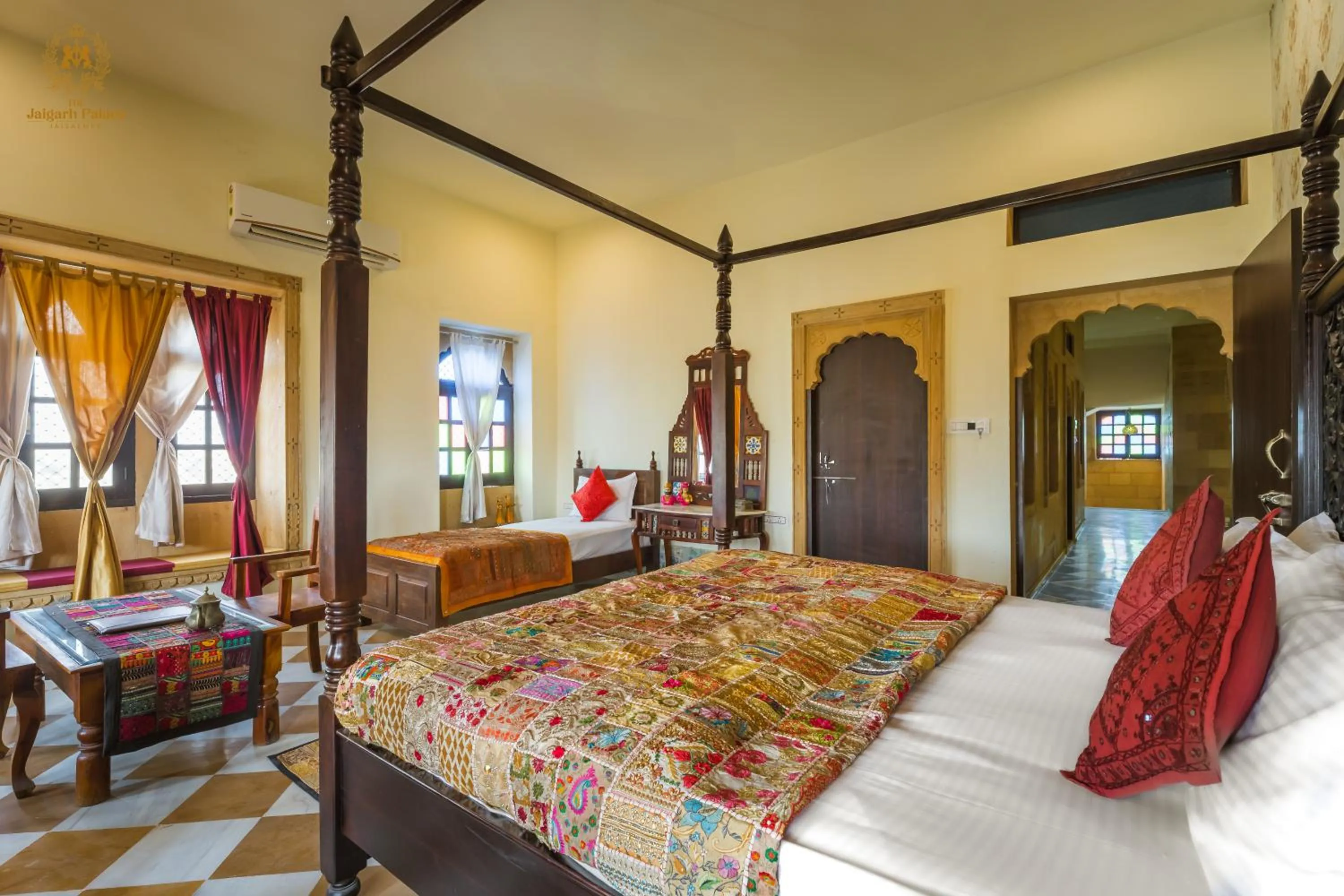 bunk bed, Bed in The Jaigarh Palace Jaisalmer