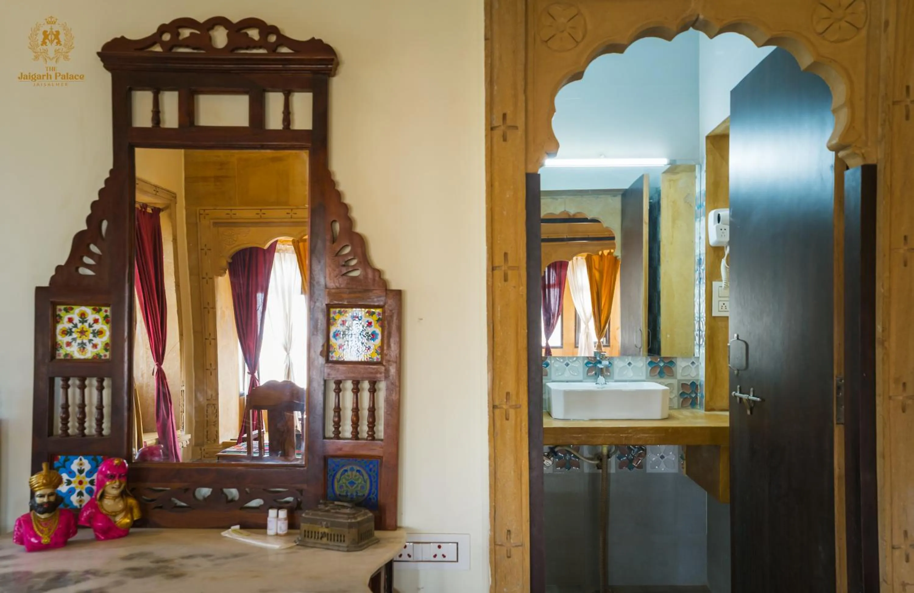 Bathroom in The Jaigarh Palace Jaisalmer