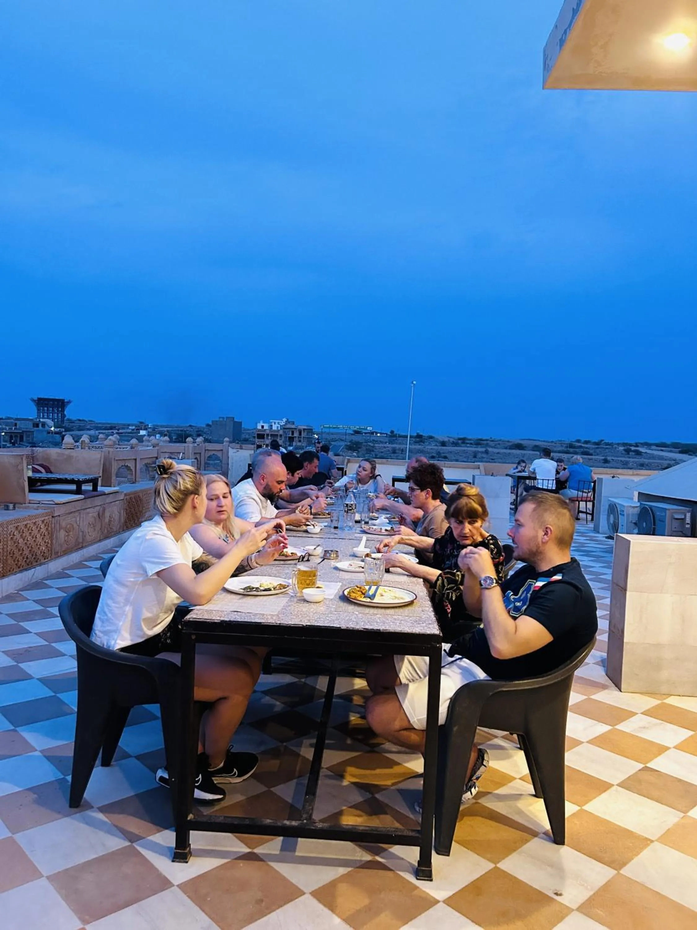 Dinner in The Jaigarh Palace Jaisalmer