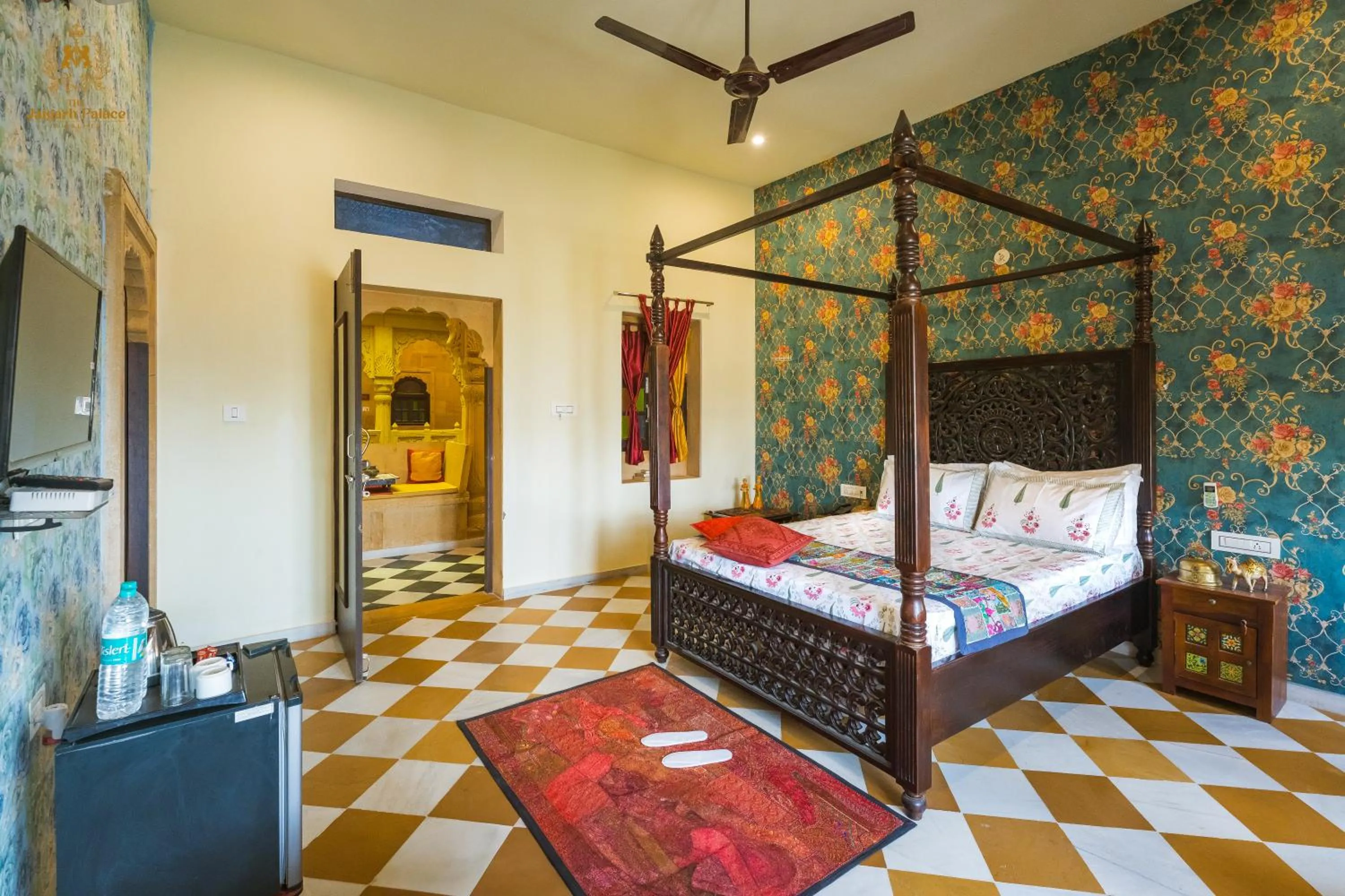 Bed in The Jaigarh Palace Jaisalmer