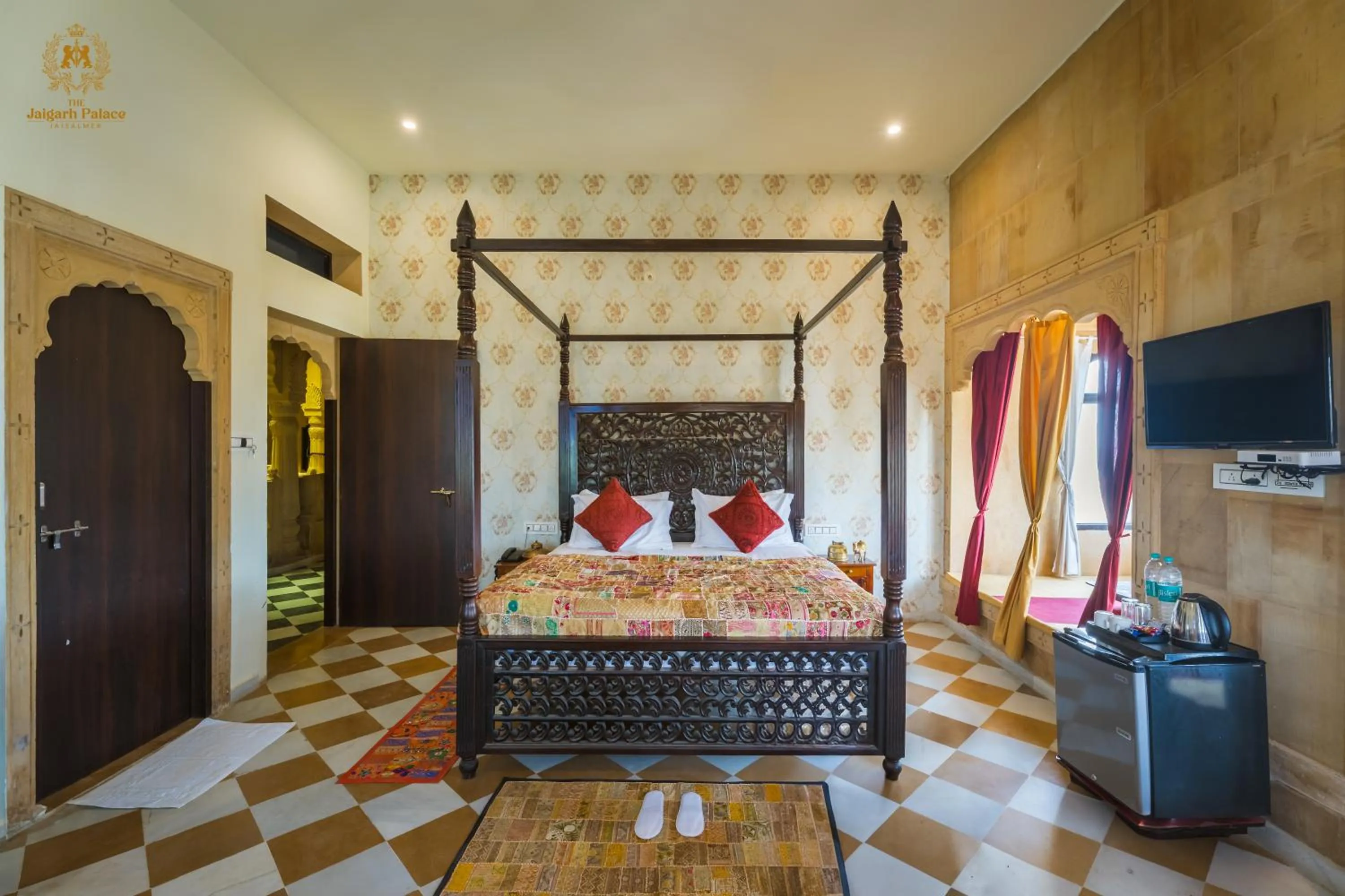 TV and multimedia, Bed in The Jaigarh Palace Jaisalmer