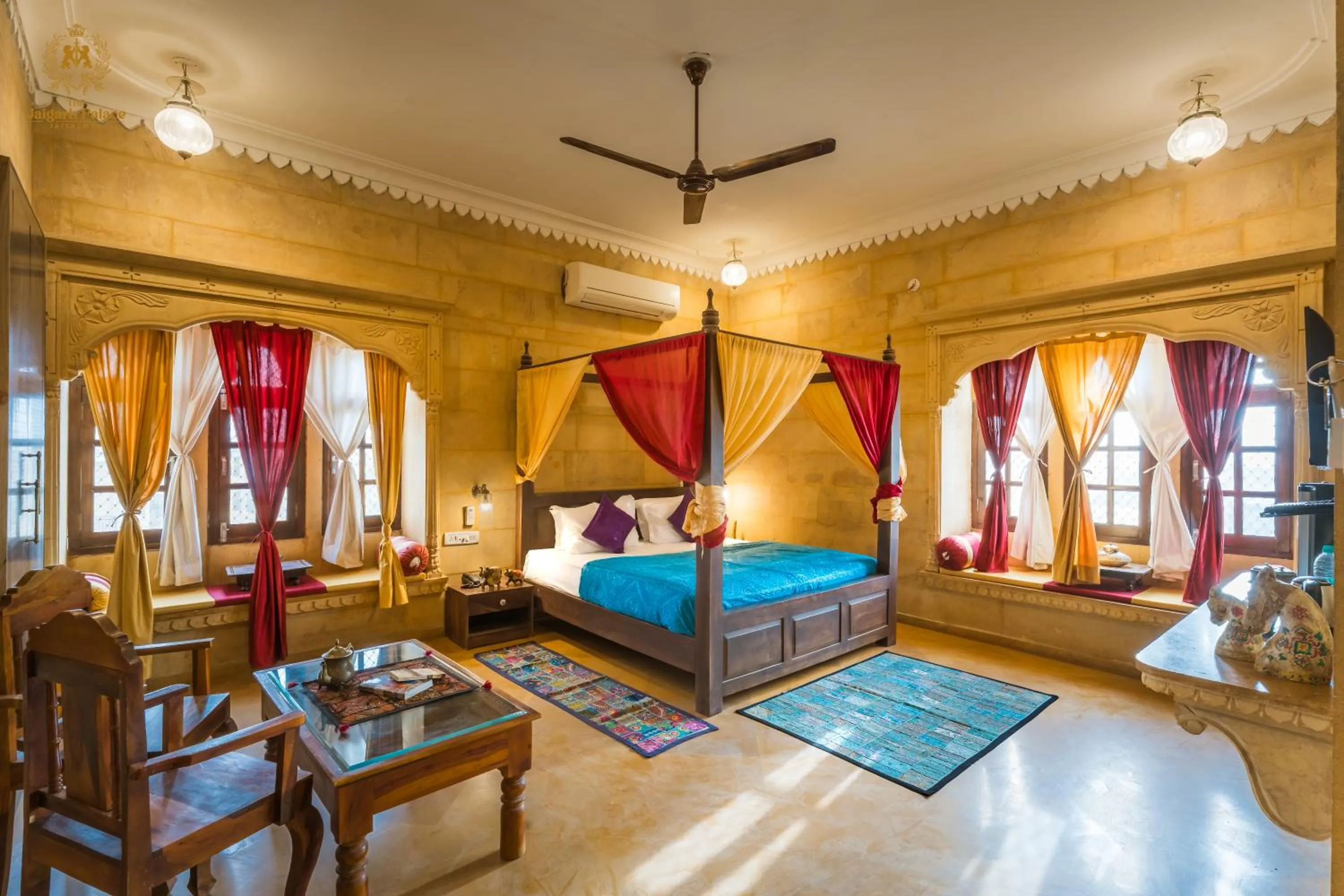 TV and multimedia, Bed in The Jaigarh Palace Jaisalmer