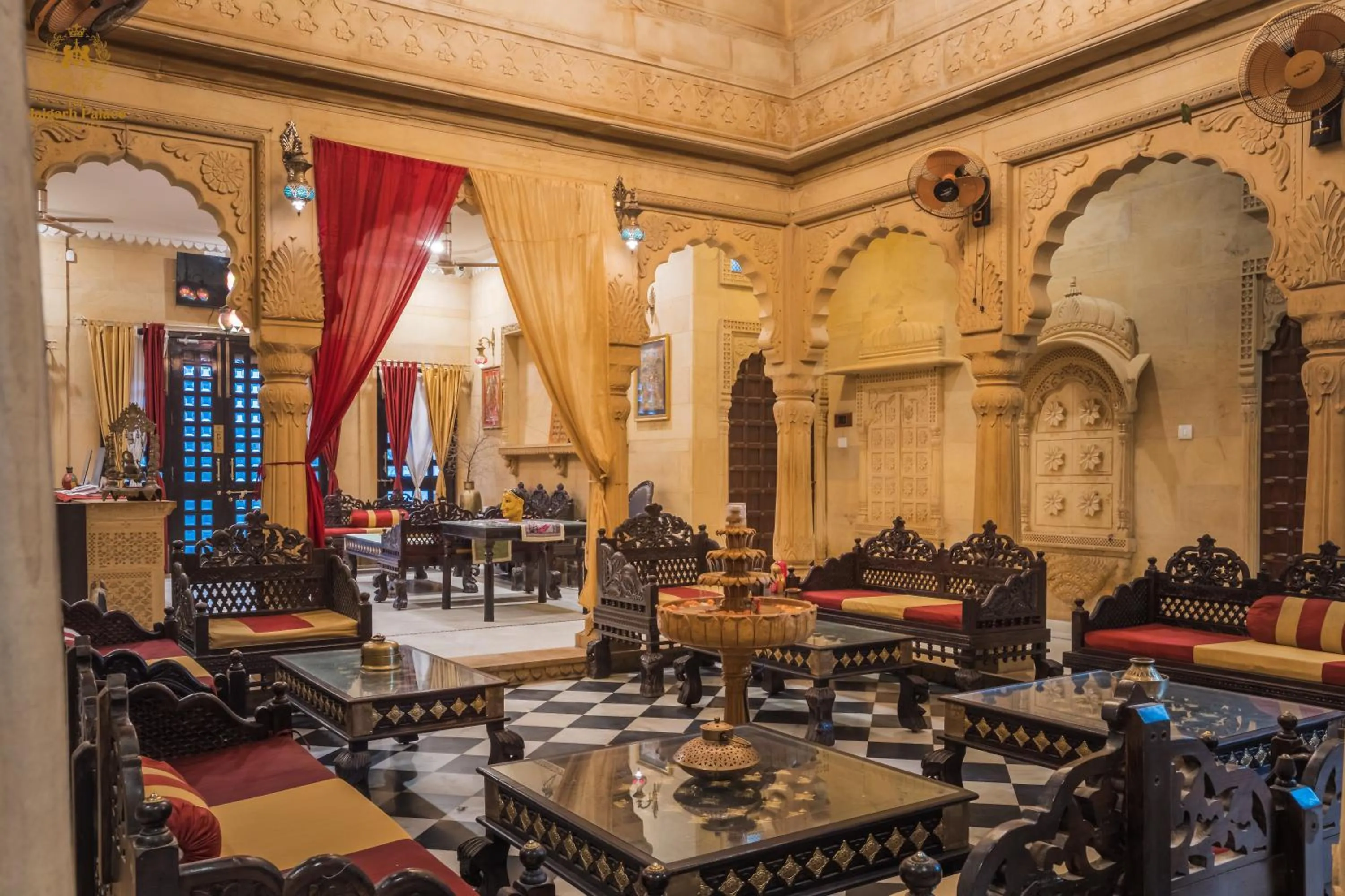 Lobby or reception in The Jaigarh Palace Jaisalmer