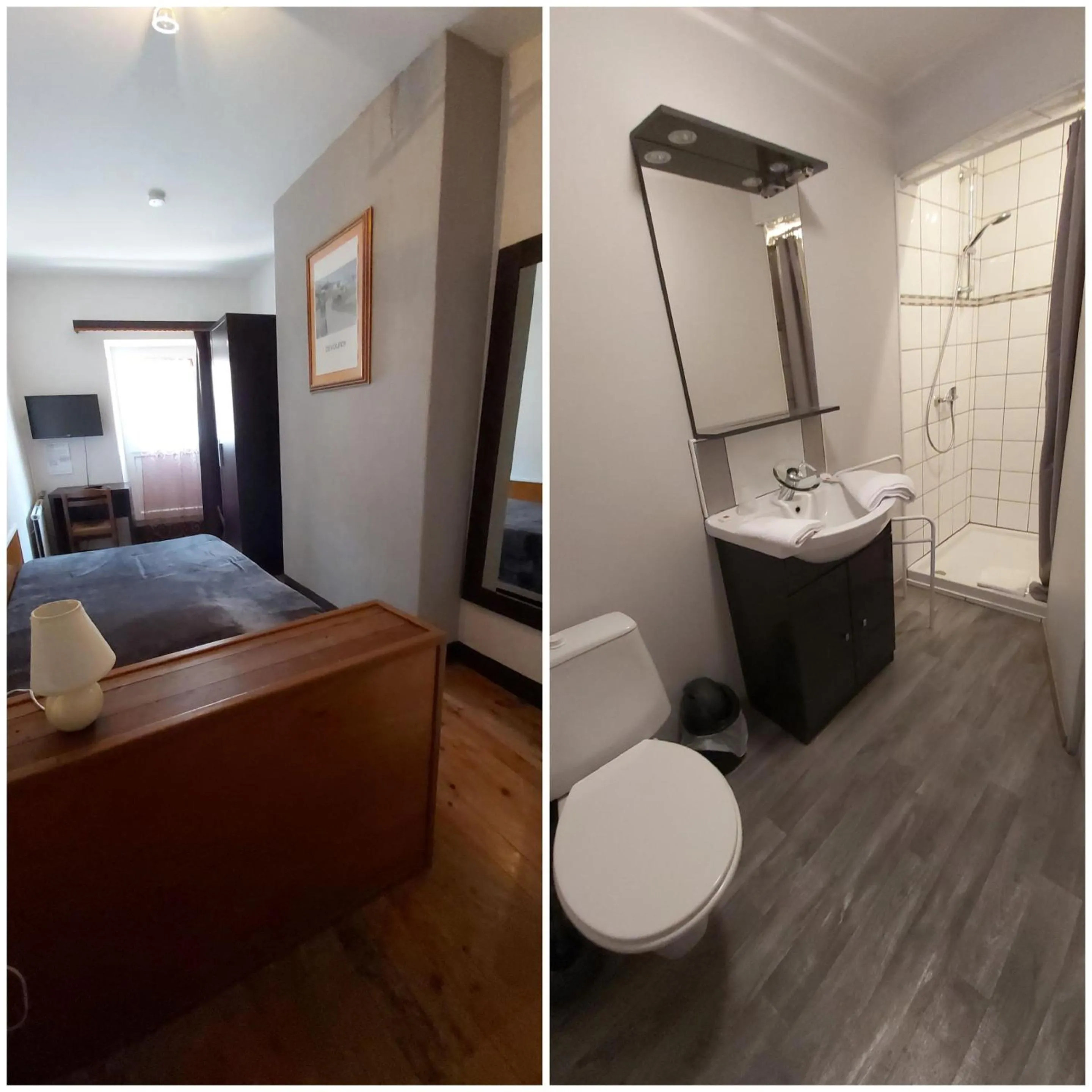 Bathroom, Bed in La chaumiere