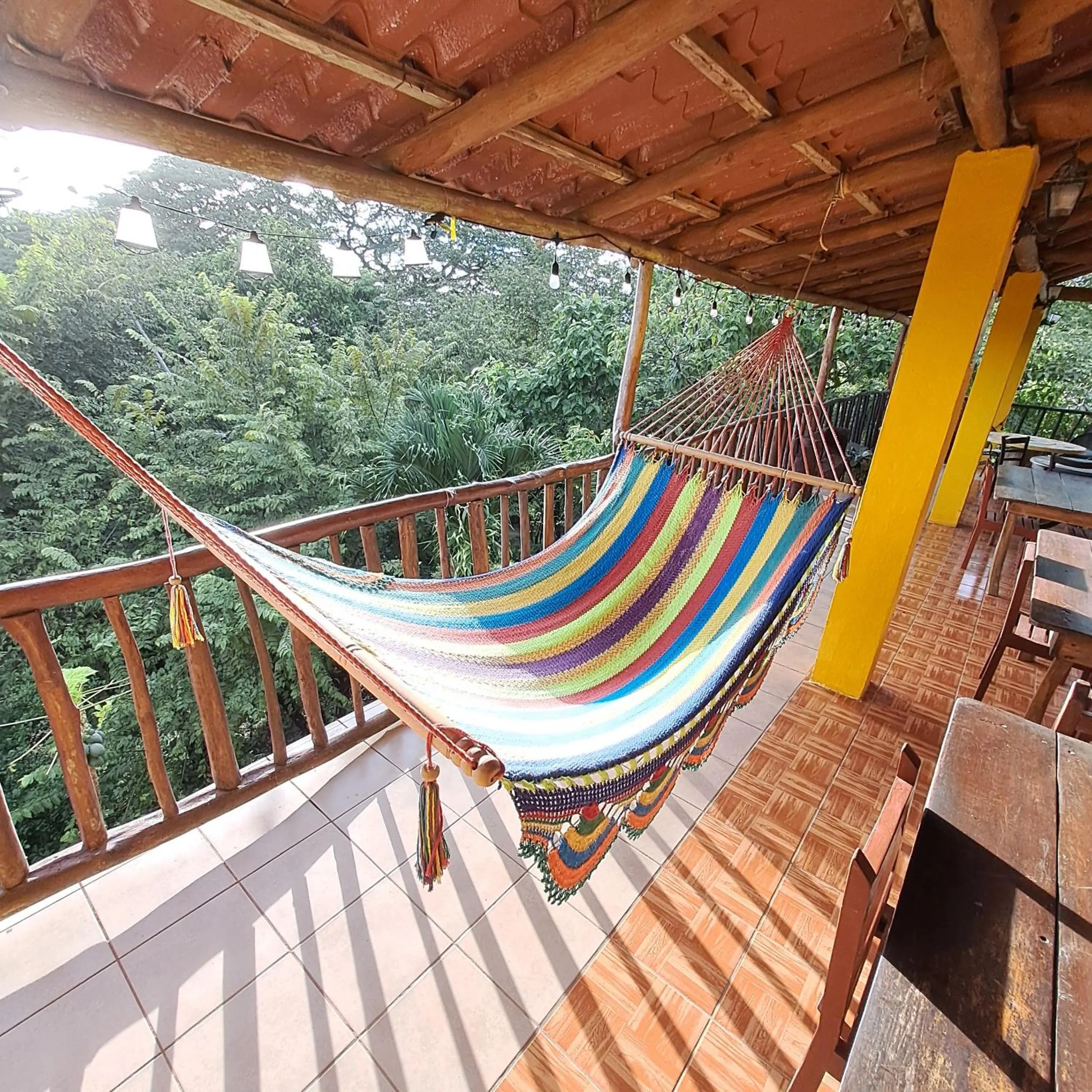 Patio in Georgi, Junquillal