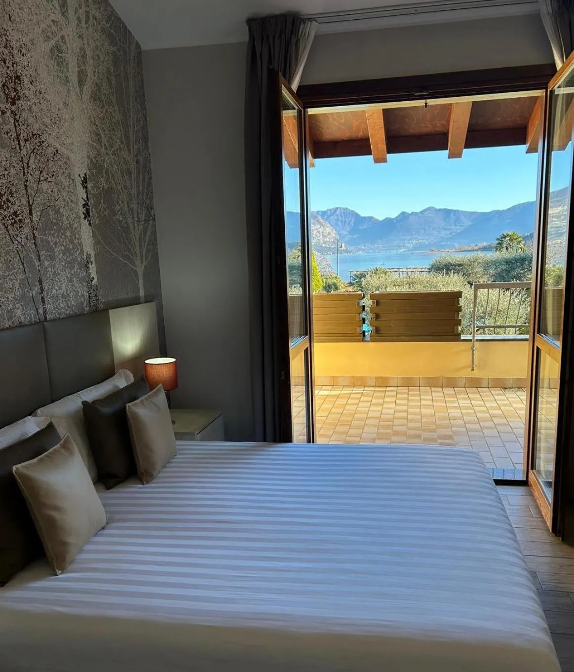 Bed in Ulivi Hotel & Residence