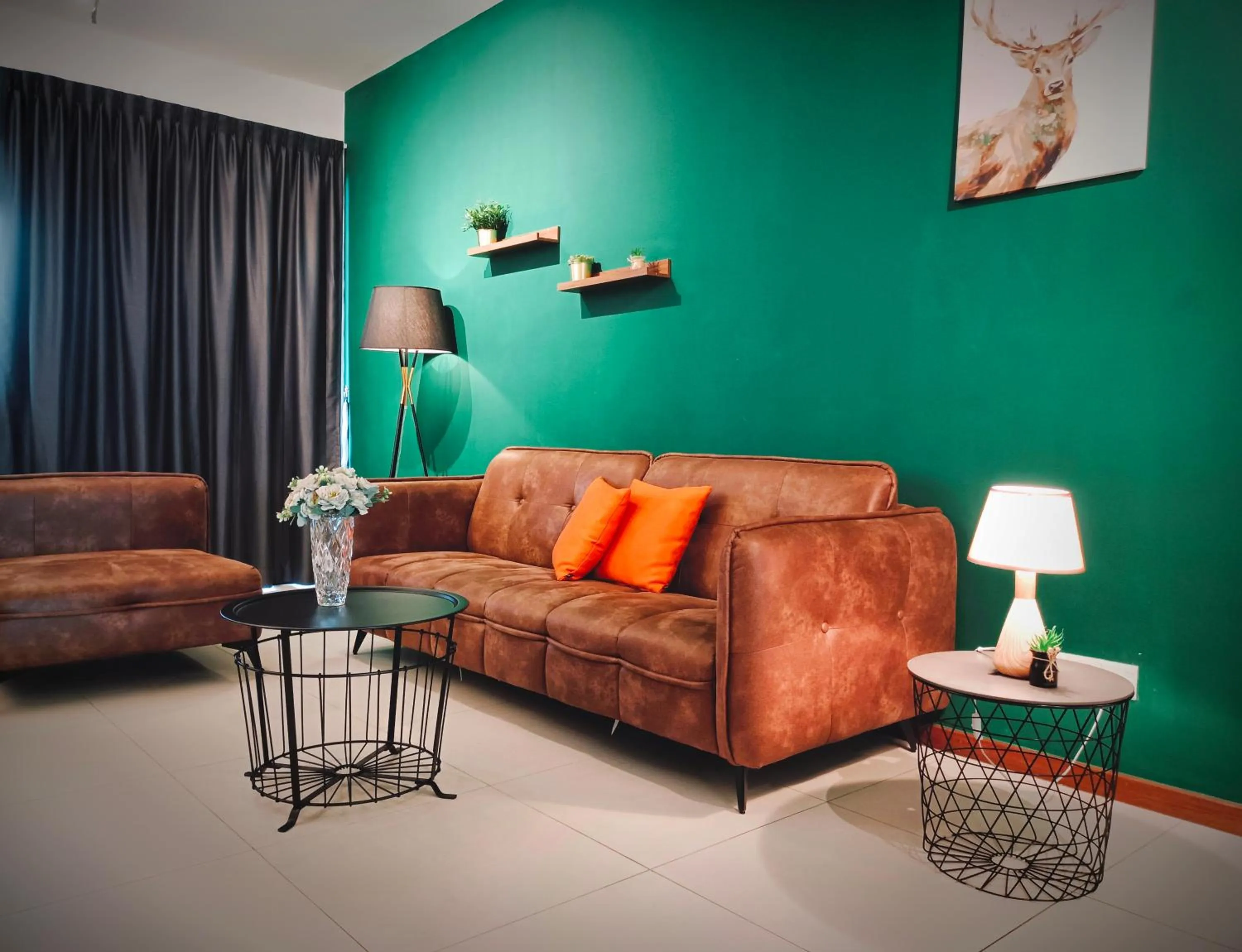 Living room in THE LANDMARK BY KATANA New 3BR Grand Seaview Homestay at Gurney 无敌海景三房套房