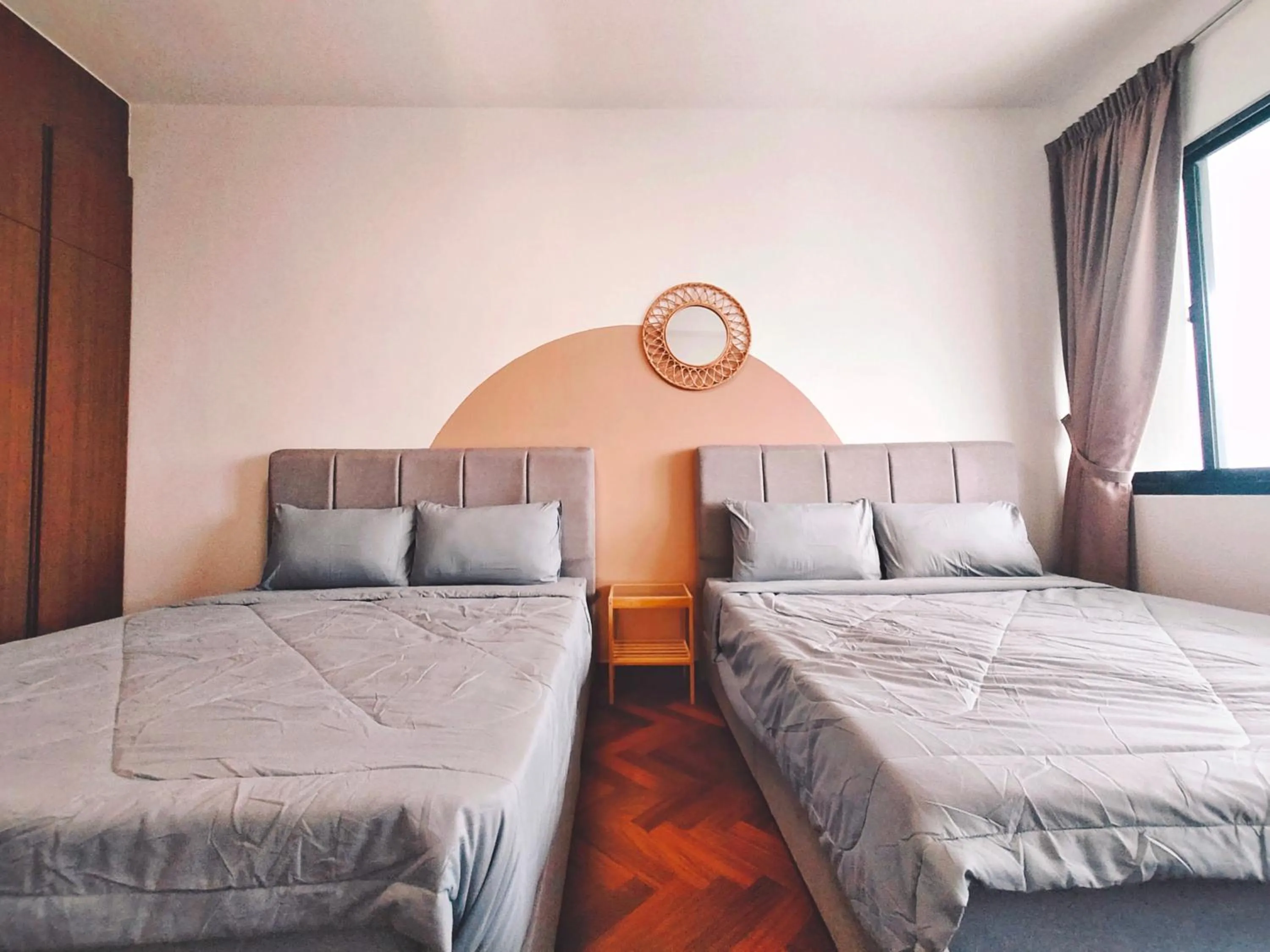 Bed in THE LANDMARK BY KATANA New 3BR Grand Seaview Homestay at Gurney 无敌海景三房套房