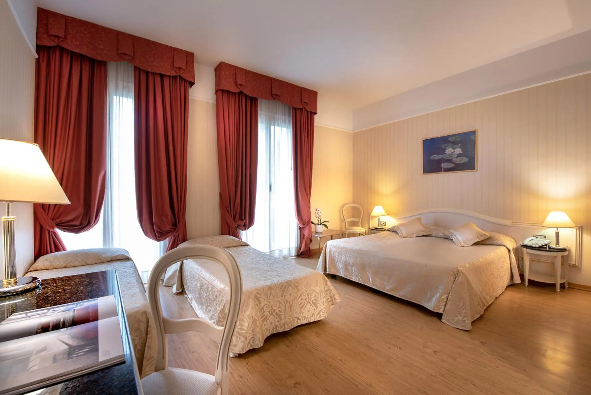 Bed in Hotel President