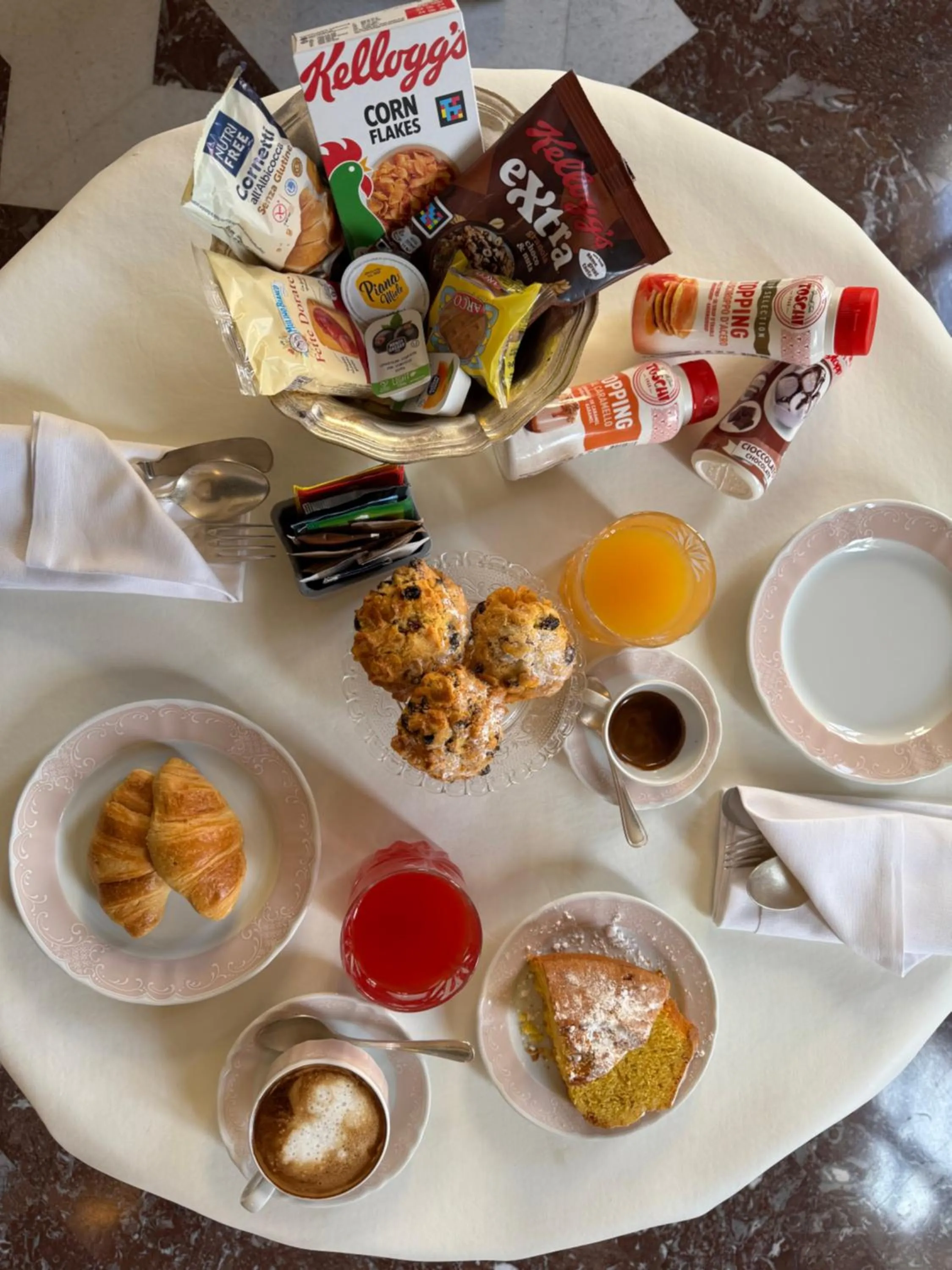 Breakfast in Hotel Verdi Boutique Hotel