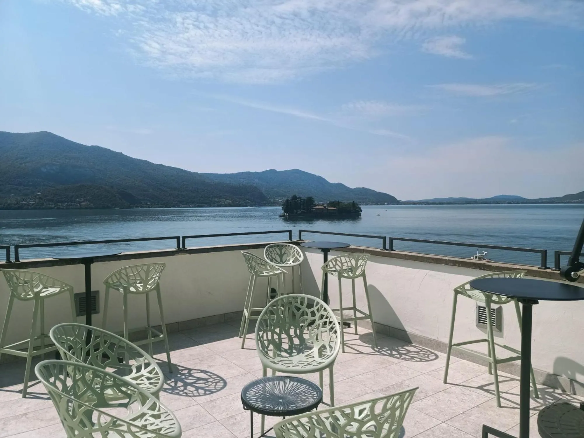 Balcony/Terrace in Sensole locanda contemporanea
