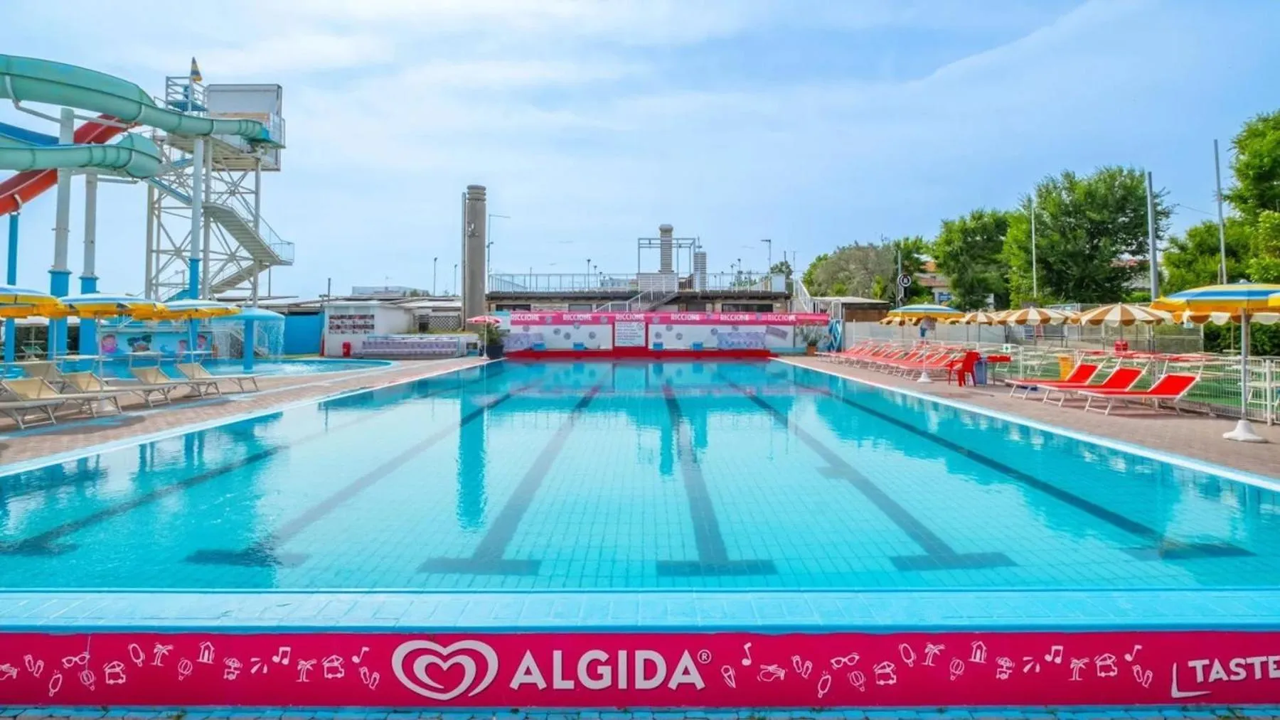 Aqua park in Hotel Nettunia