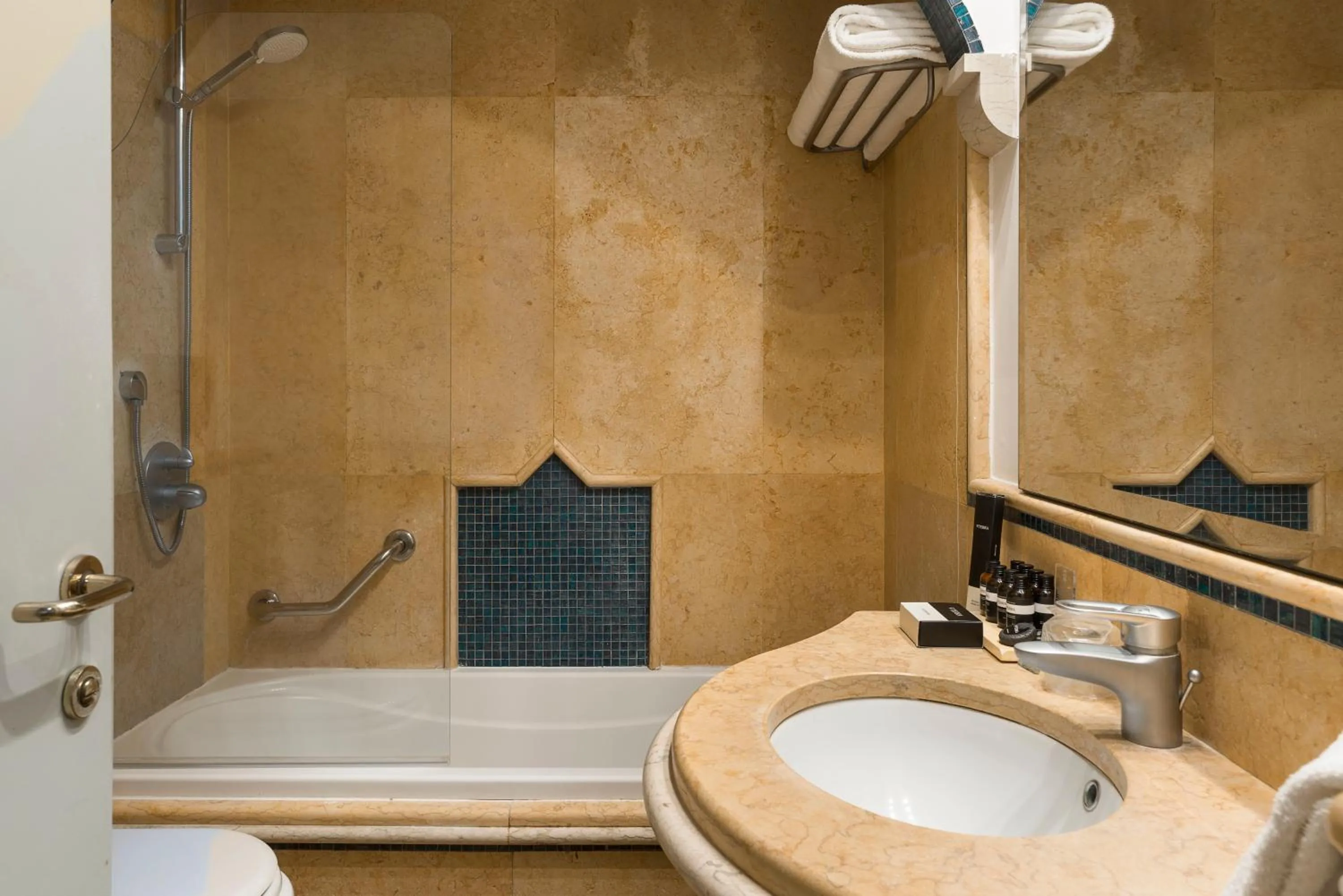 Shower in Romano Palace Luxury Hotel