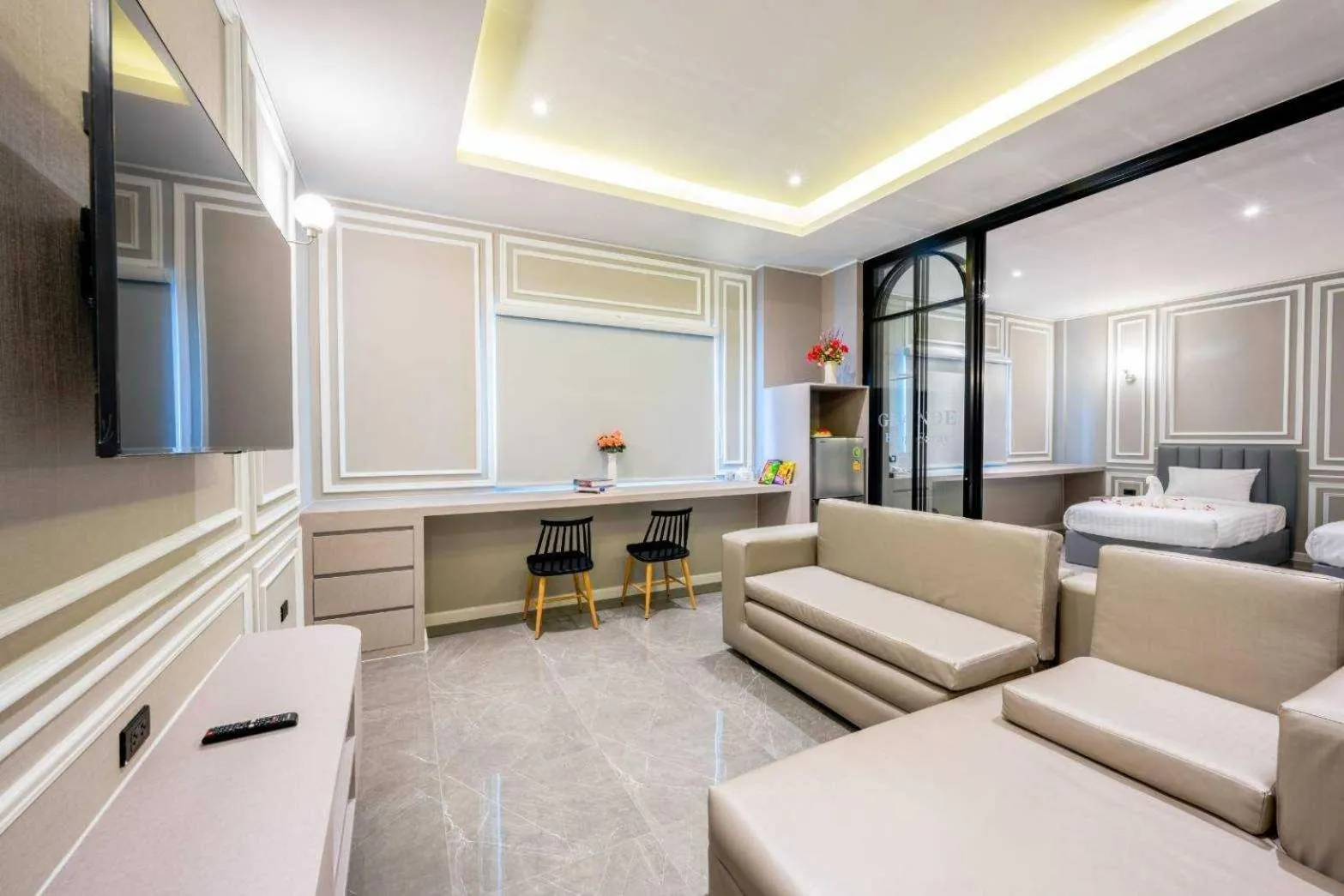 Living room, Bed in Grandbangsaray