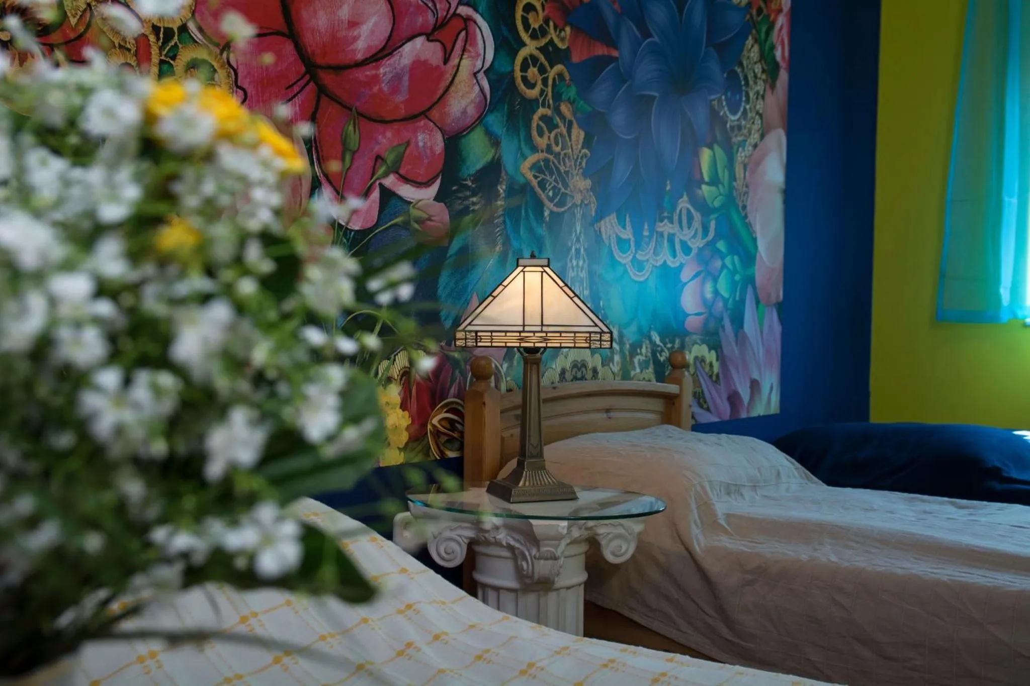 Bedroom, Bed in Vibrant 3 Bedroom Apartment In The Pulsing Heart Of Budapest